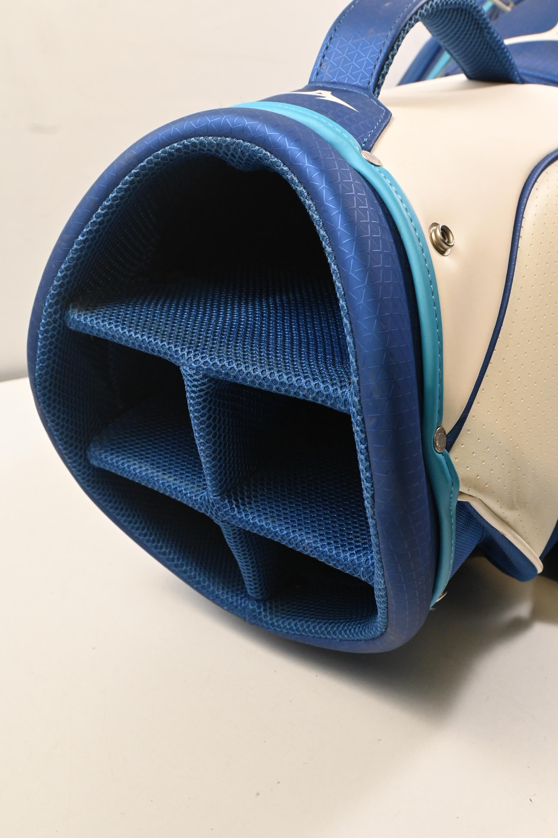 Mizuno Cart Bag / 5-Way Divider / Blue & White