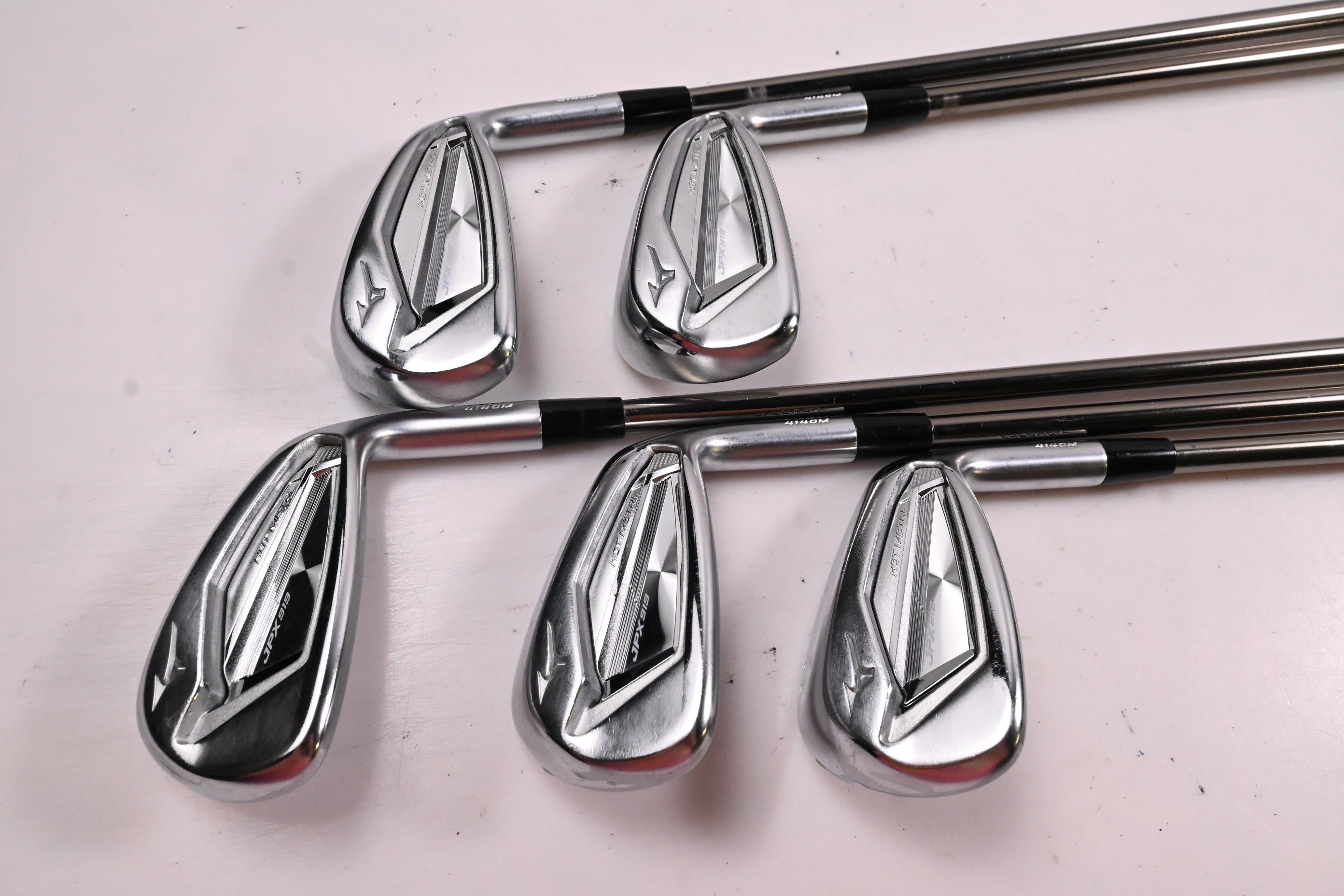 Mizuno JPX 919 Hot Metal Irons / 6-PW / Regular Flex UST Recoil ESX 460 Shafts