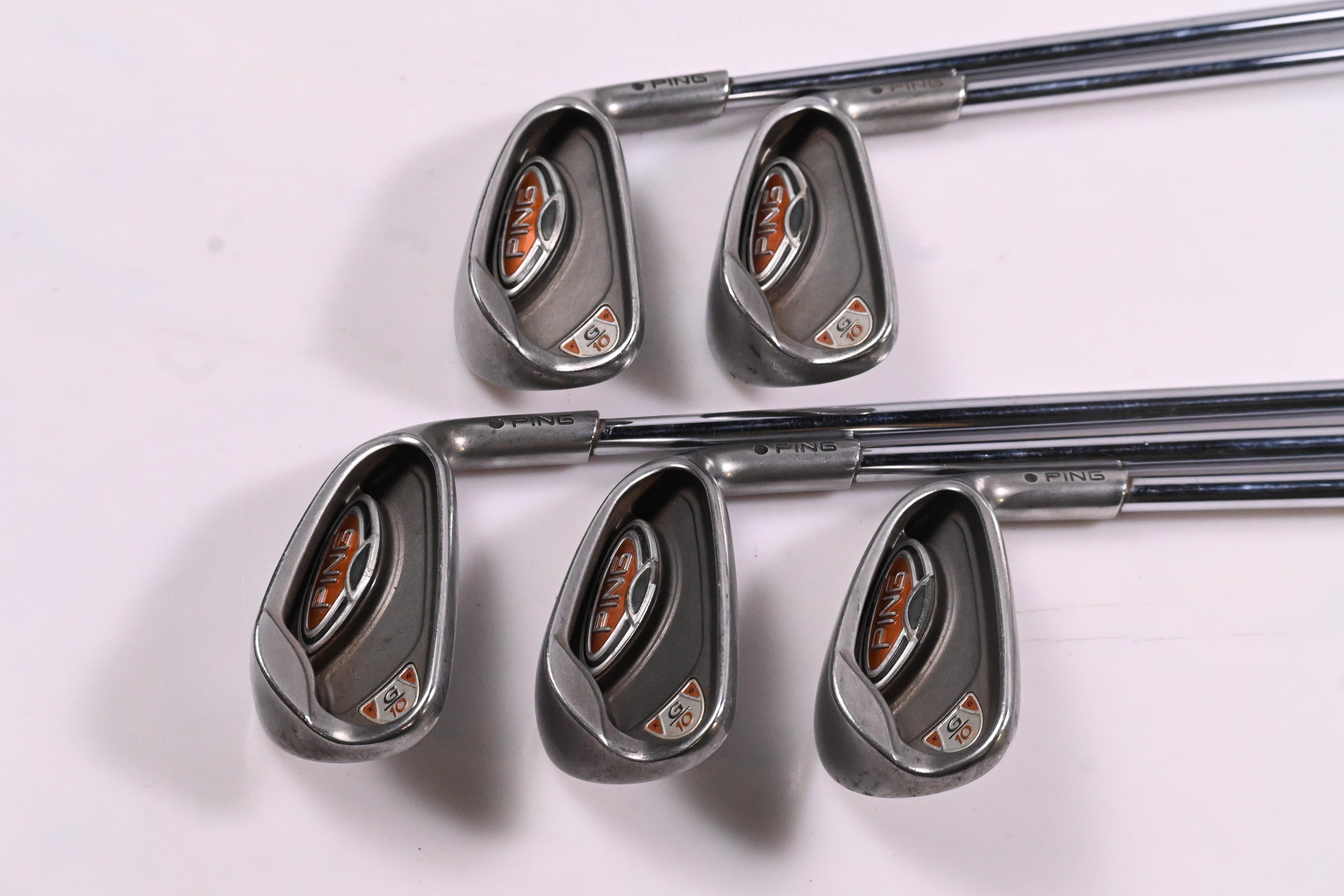 Ping G10 Irons / 6-PW / Black Dot / Regular Flex Ping CFS Shafts