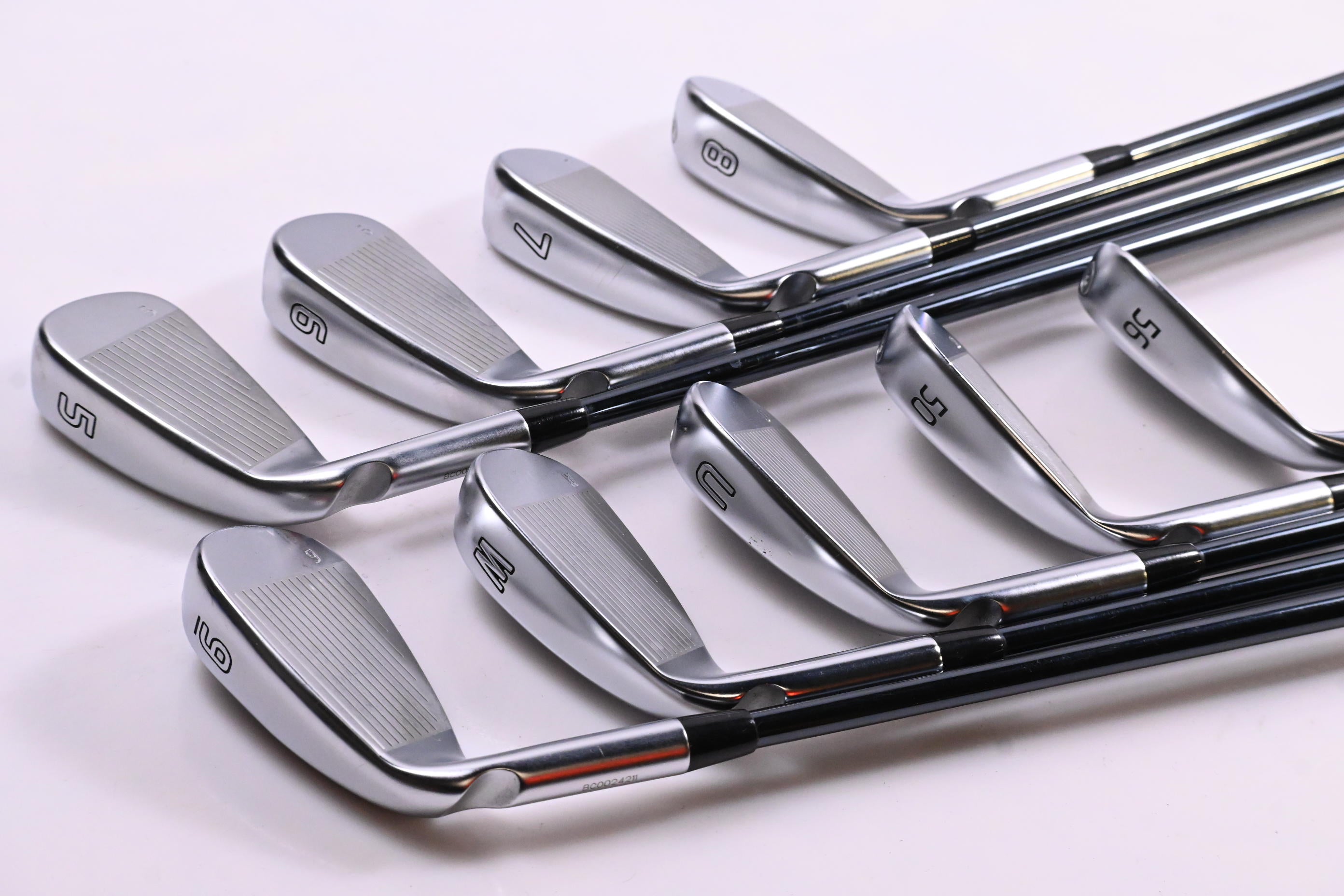 Ping G730 Irons / 5-PW+UW+50+56 / Black Dot / Senior Flex UST Recoil Dart 65