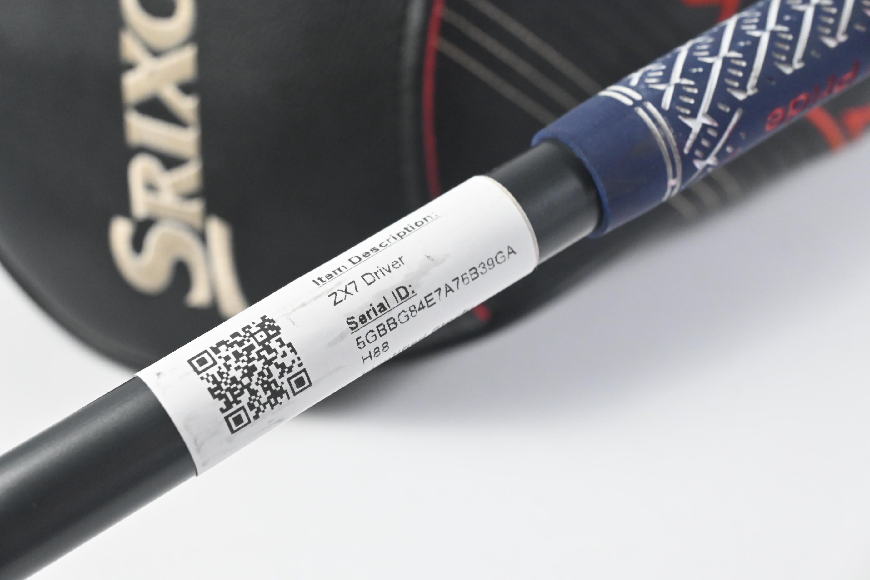 Srixon ZX7 Driver / 9.5 Degree / Stiff Flex HZRDUS Smoke Black 60 Shaft