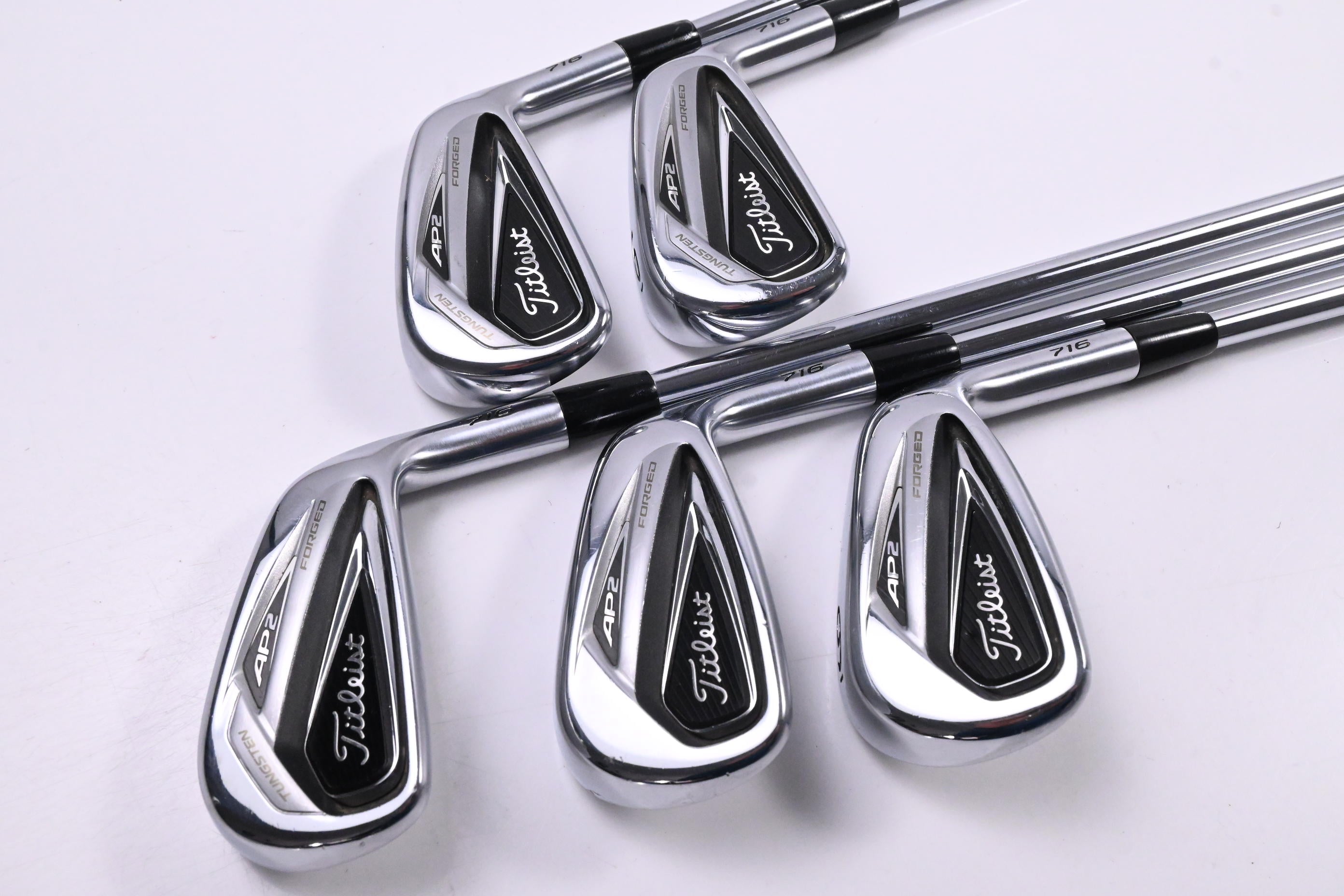 Titleist 716 AP2 Irons / 5-9i / Stiff Flex Titleist Steel Shafts