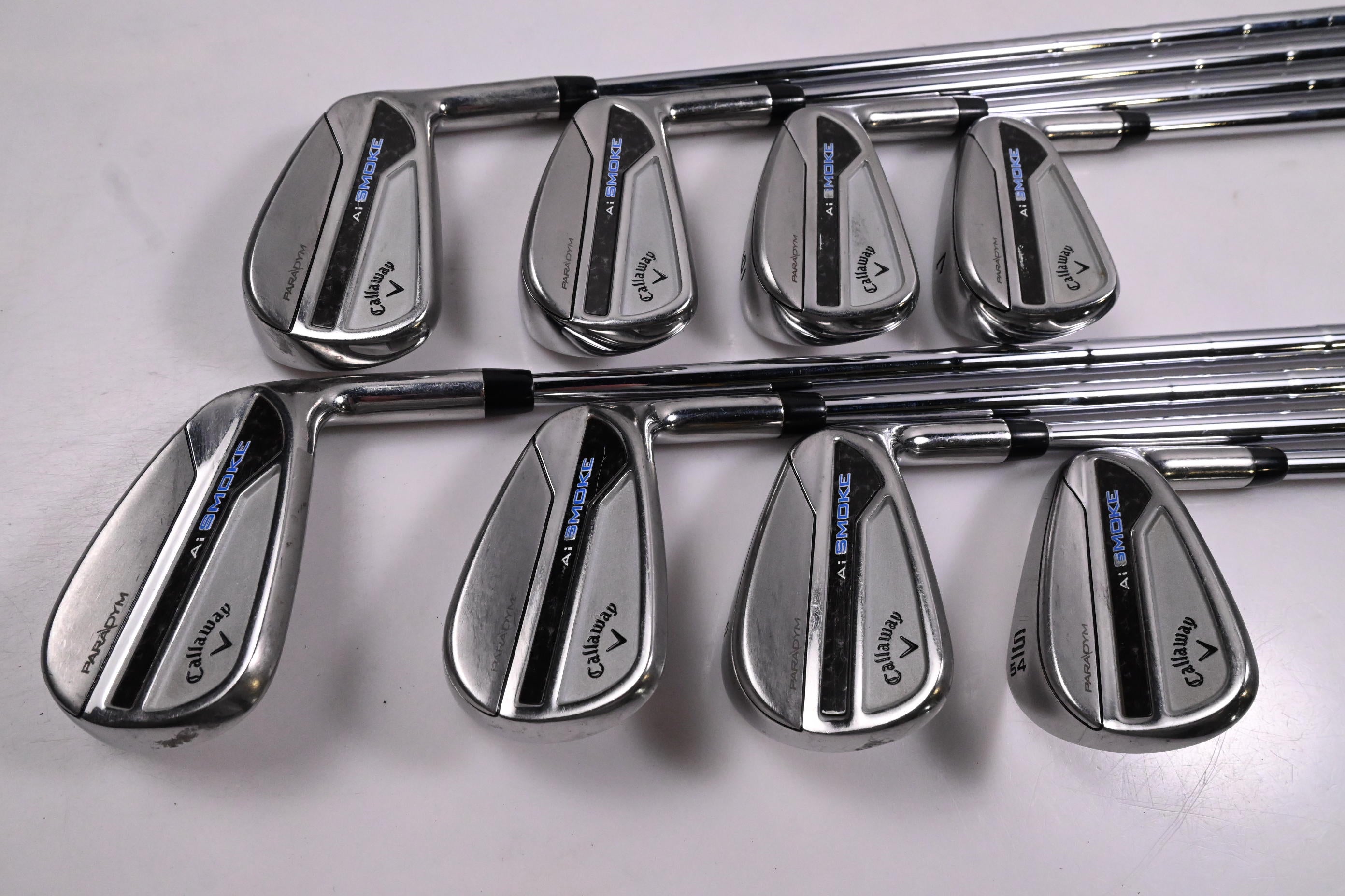 Callaway Paradym Ai Smoke Irons / 4-PW+SW / X-Flex True Temper Dynamic Gold 120