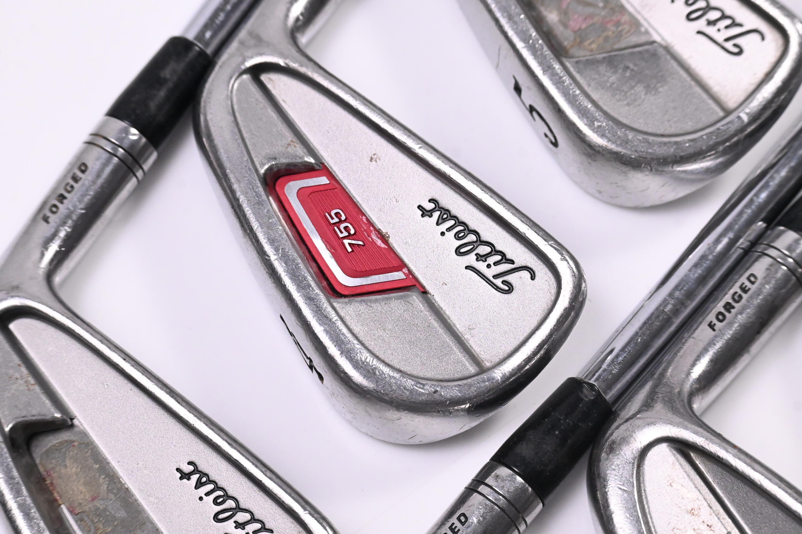 Titleist 755 Forged Irons / 3-PW / Regular Flex Titleist Shafts