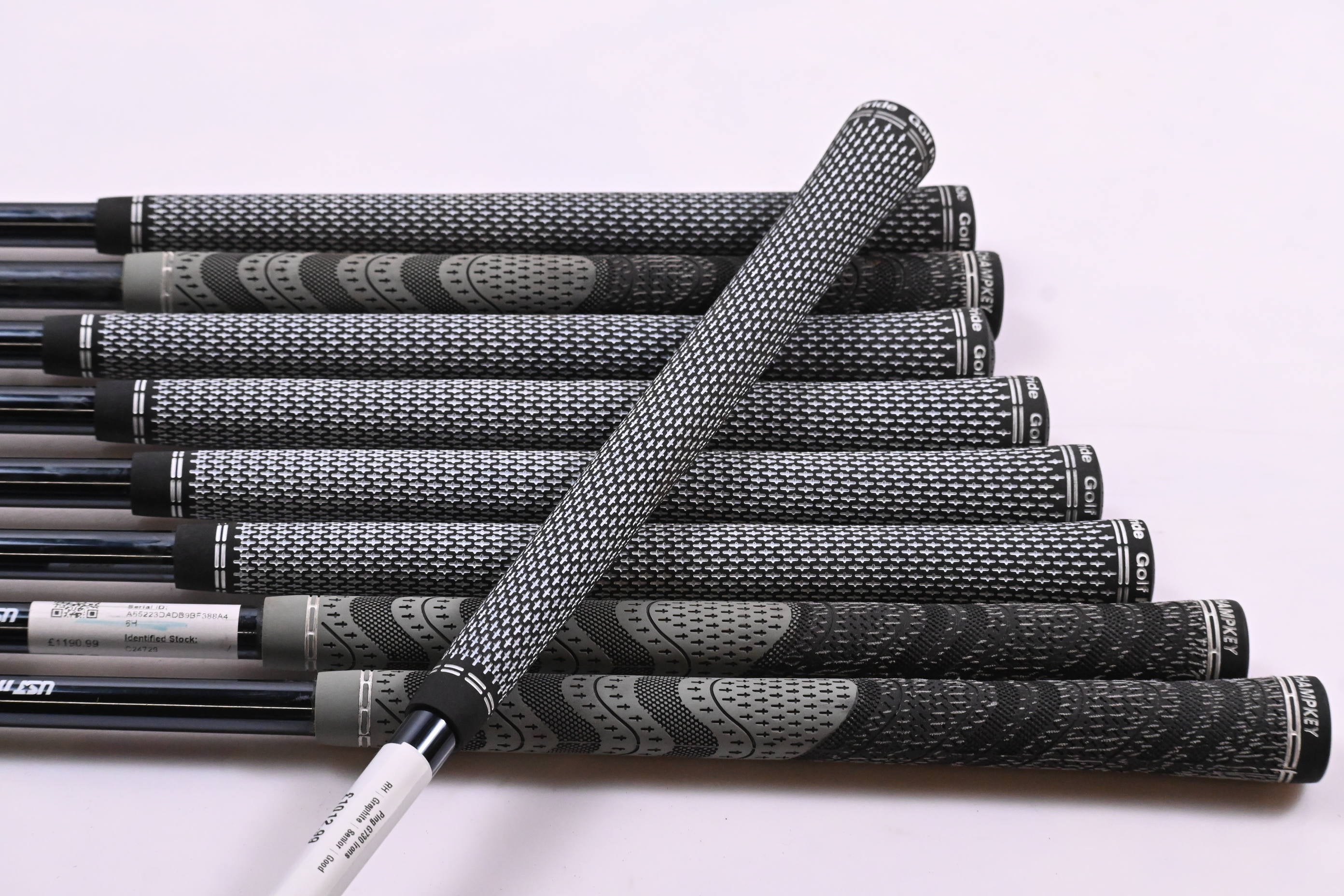 Ping G730 Irons / 5-PW+UW+50+56 / Black Dot / Senior Flex UST Recoil Dart 65