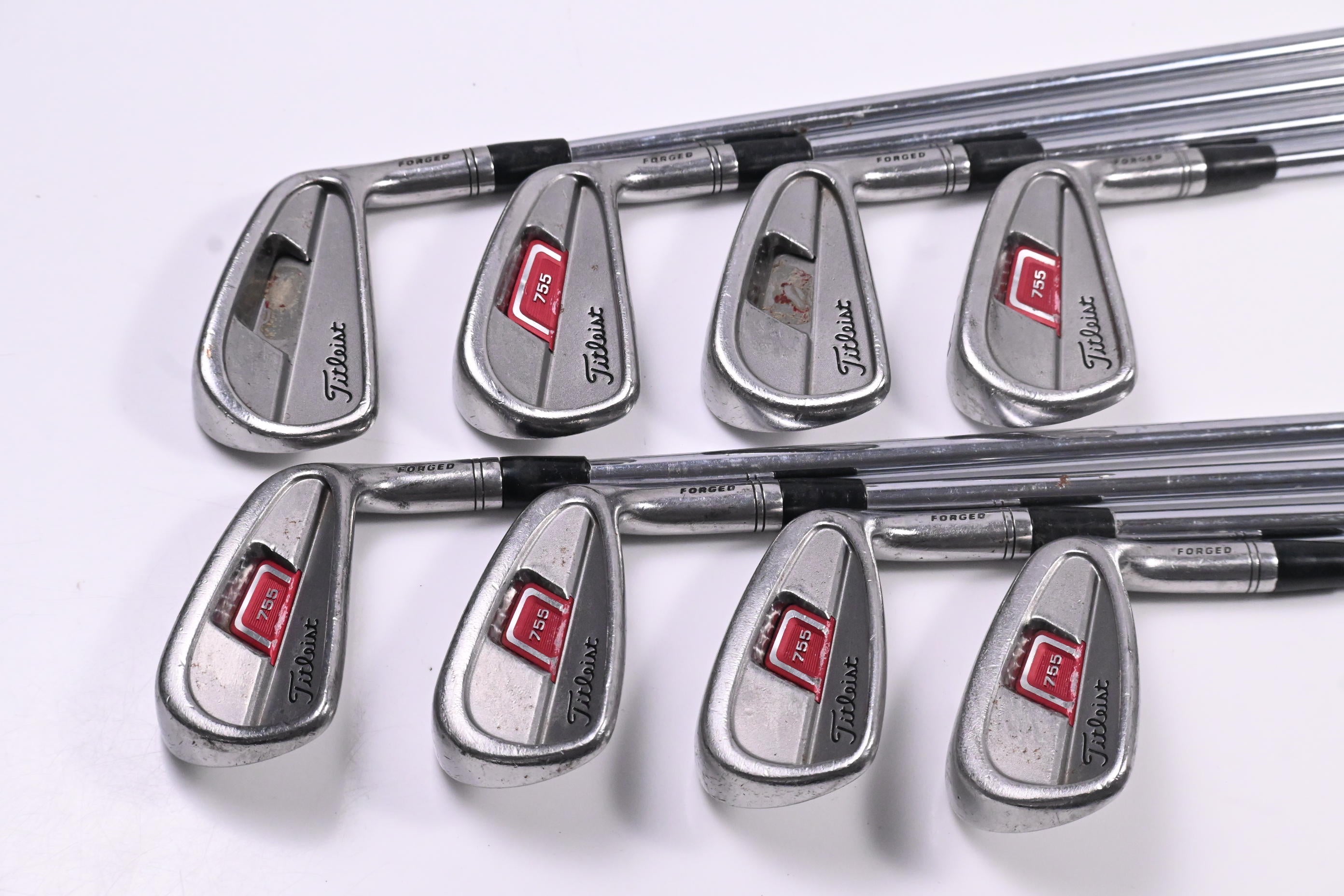 Titleist 755 Forged Irons / 3-PW / Regular Flex Titleist Shafts