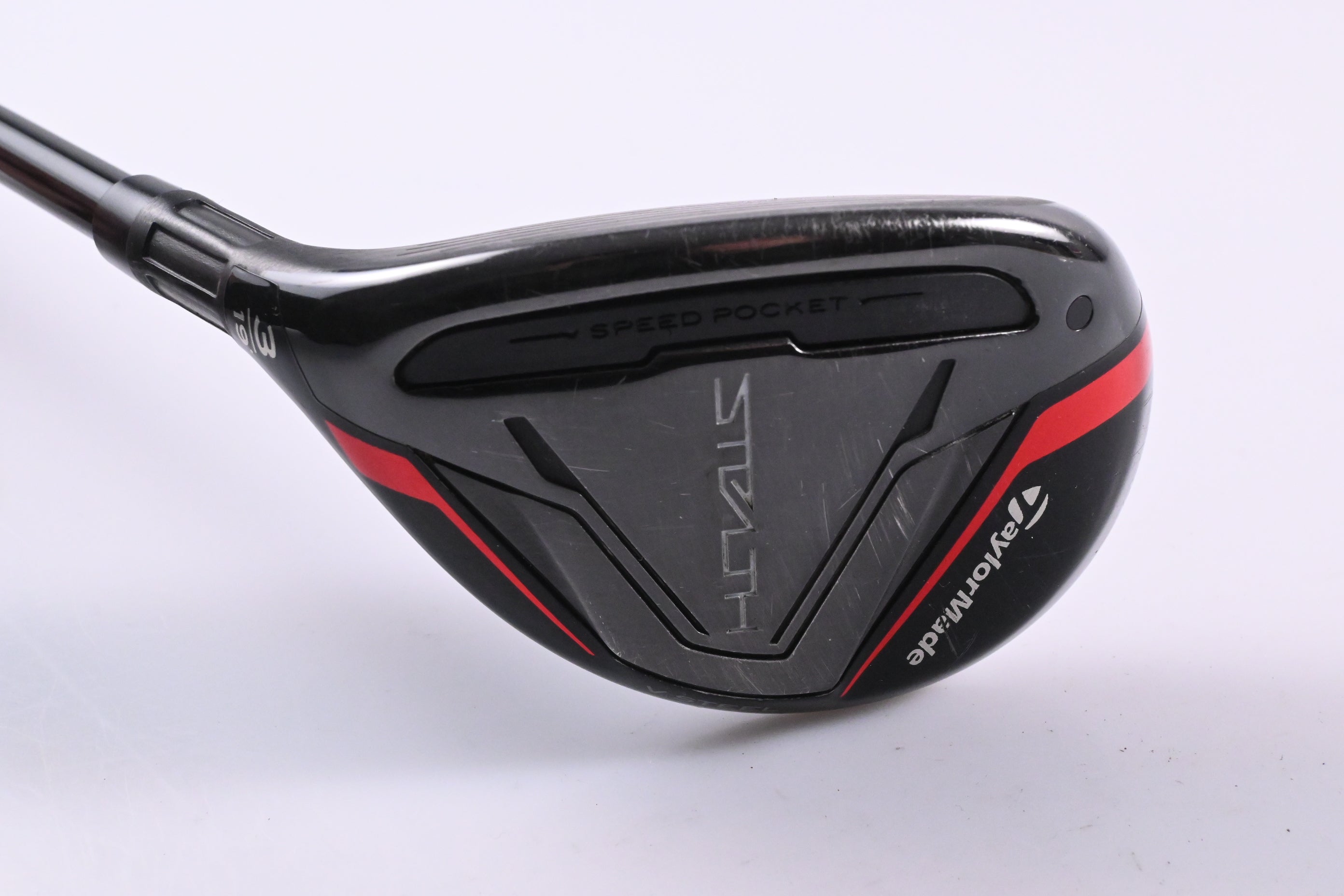 Left Hand Taylormade Stealth #3 Hybrid / 19 Degree / Stiff Flex Ventus Red 7