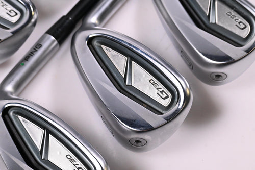 Ping G730 Irons / 7-PW+GW / Green Dot / Senior Flex Ping Alta CB Black Shafts