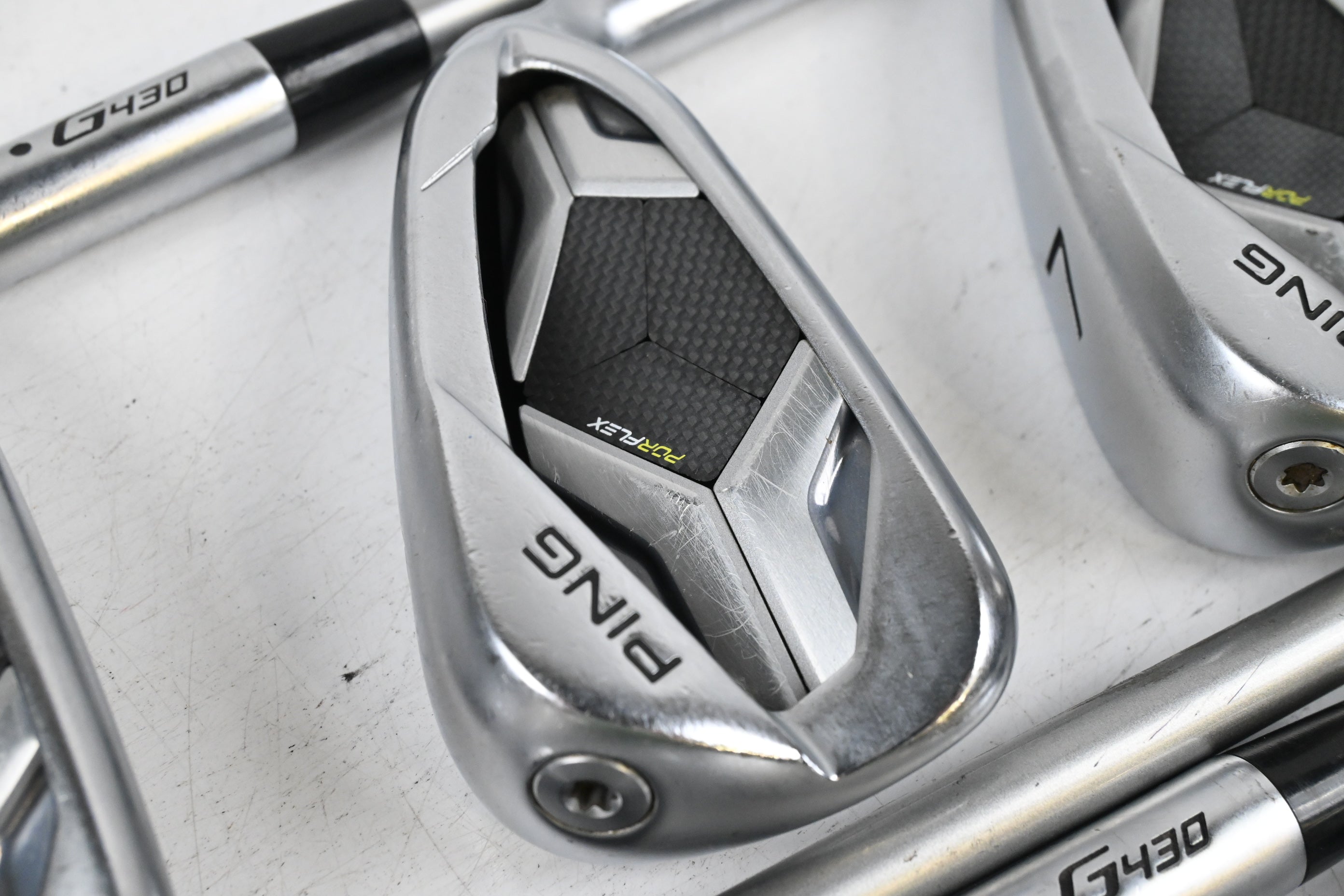 Ping G430 Irons / 5-PW / Black Dot / Senior Flex Alta Quick 45 Shafts