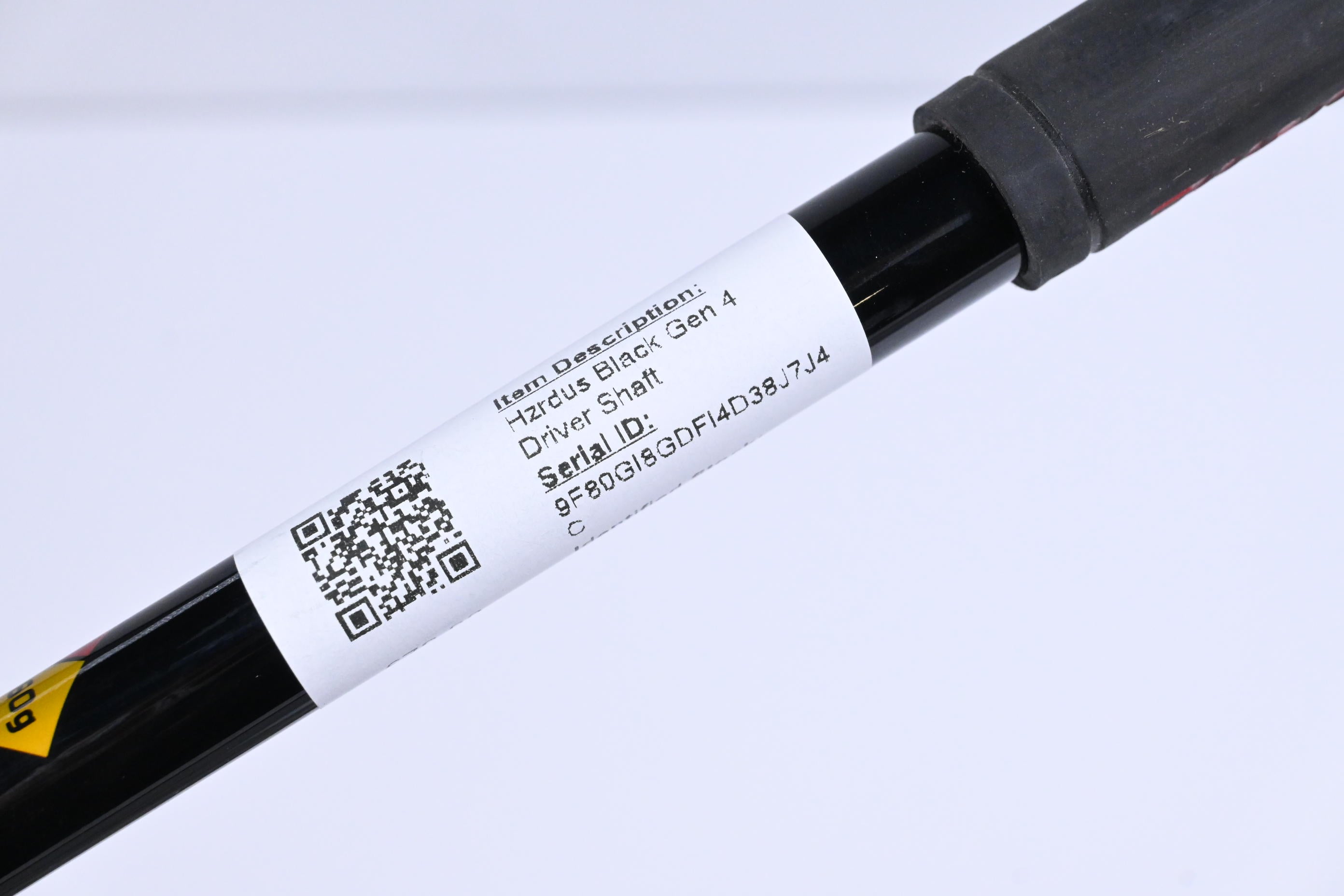 Project X Hzrdus Black Gen 4 60 Driver Shaft / Stiff Flex / Srixon