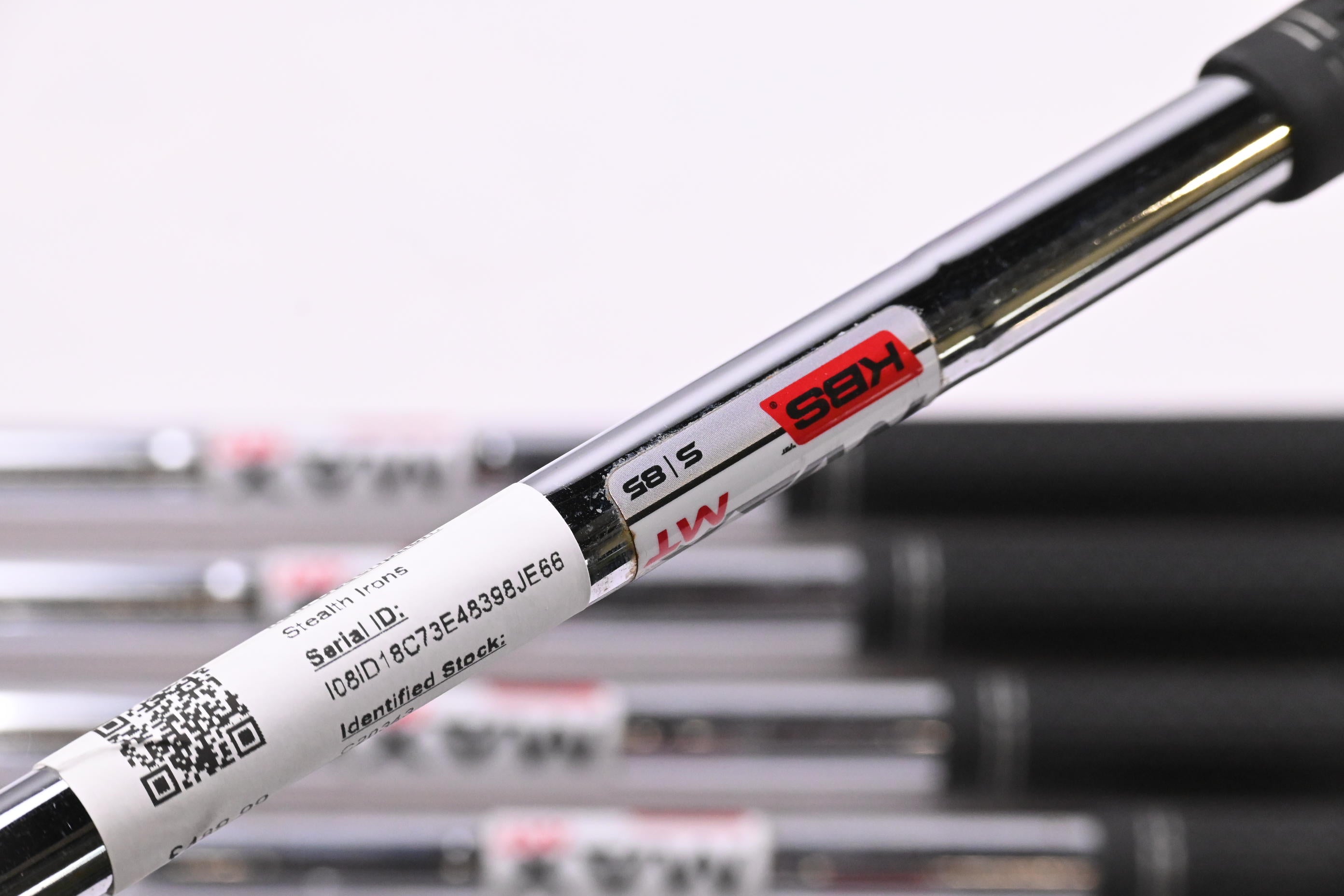 Taylormade Stealth Irons / 4-PW / Stiff Flex KBS MAX MT 85 Shafts