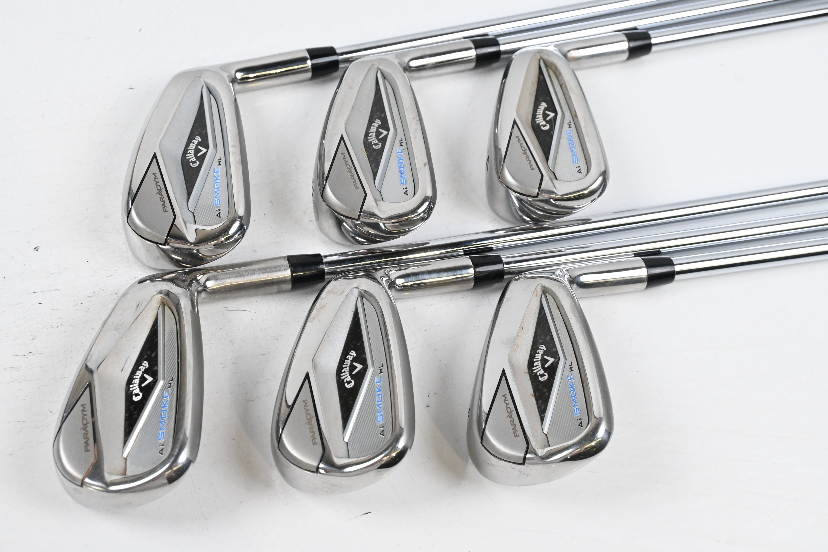 Callaway Paradym Ai Smoke HL Irons / 5-PW / Regular Flex Elevate MPH 85 Shafts