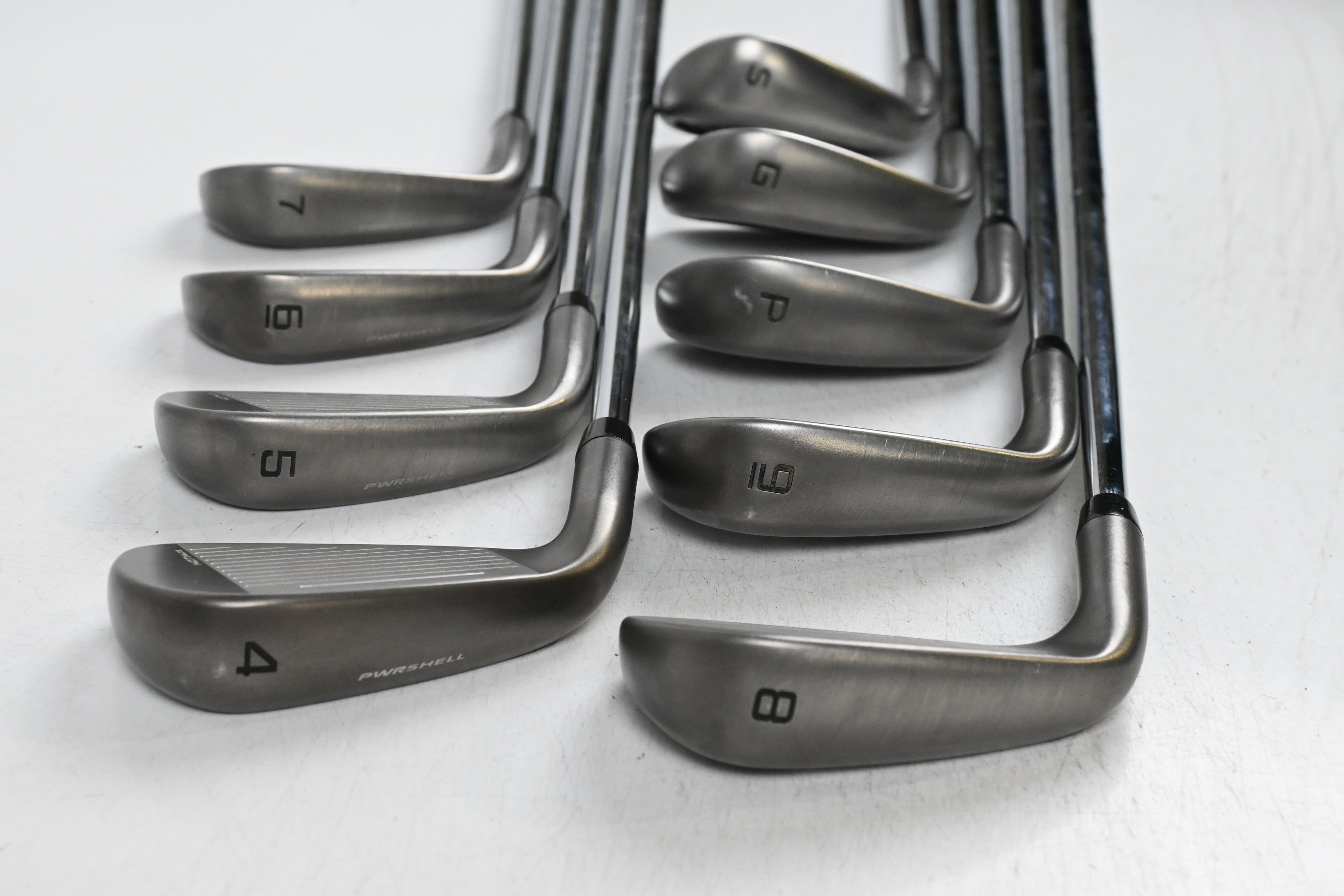 Cobra Darkspeed Irons / 4-PW+GW+SW / Stiff Flex Dynamic Gold 105 S300 Shafts