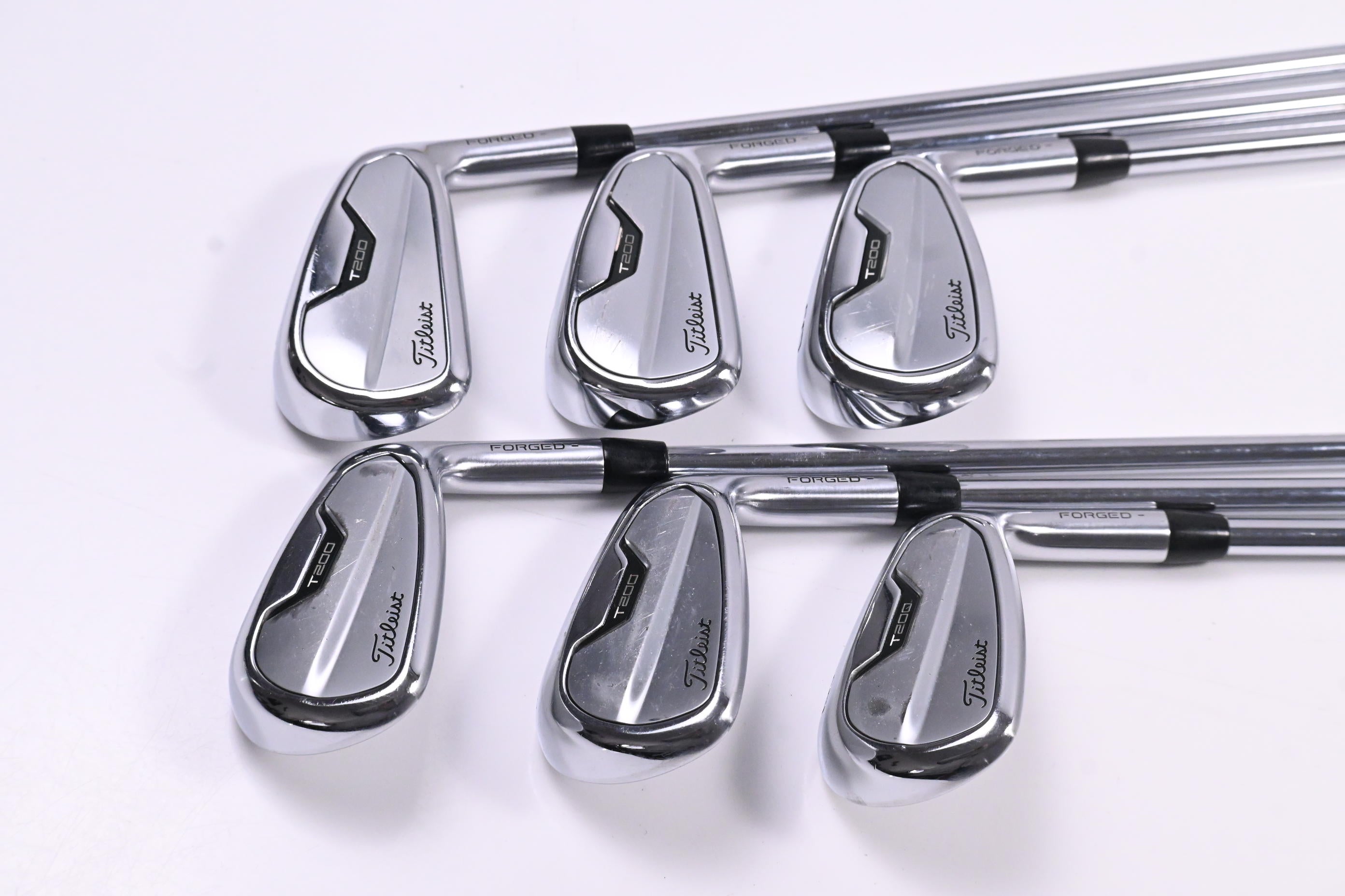 Titleist T200 2021 Irons / 6-PW+48° / Stiff Flex AMT Black S300 Shafts