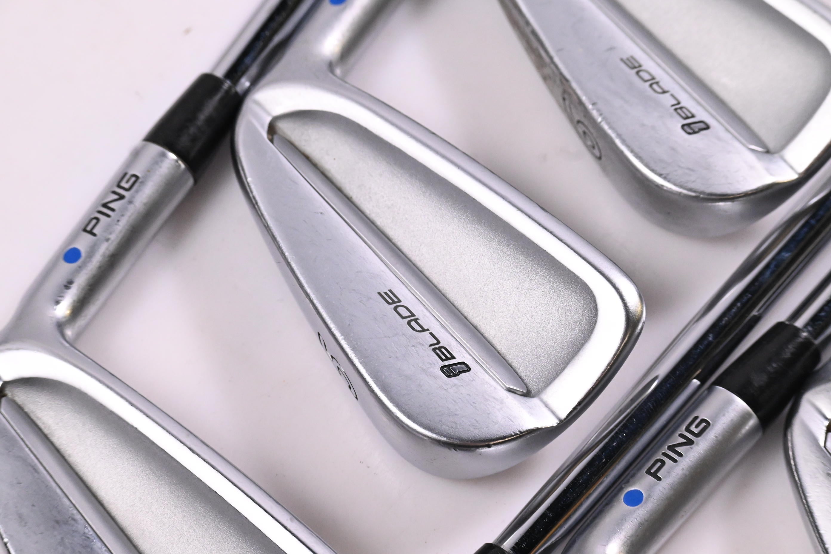 Ping iBlade Irons / 4-PW / Blue Dot / Stiff Flex Dynamic Gold S300 Shafts