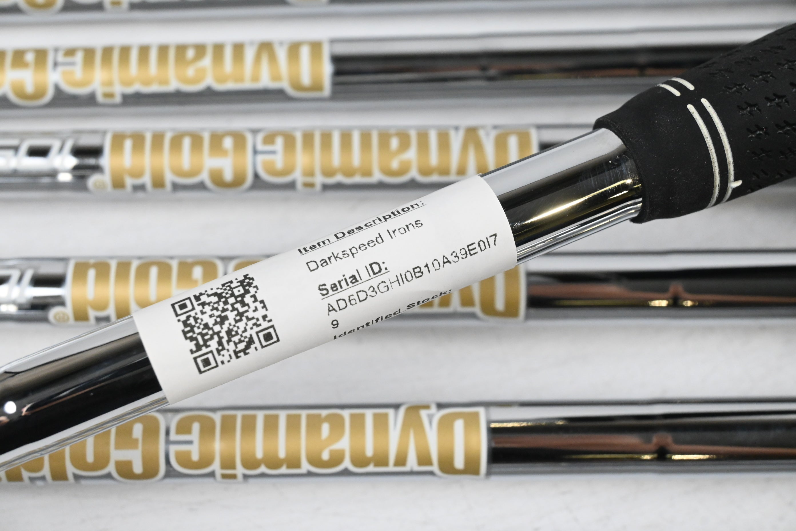 Cobra Darkspeed Irons / 4-PW+GW+SW / Stiff Flex Dynamic Gold 105 S300 Shafts