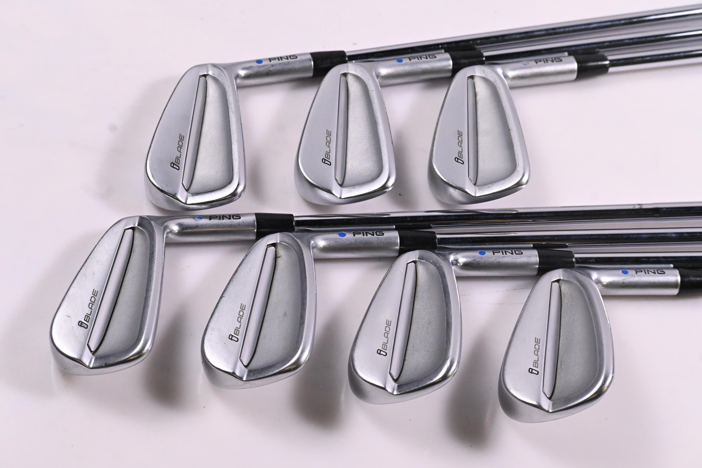 Ping iBlade Irons / 4-PW / Blue Dot / Stiff Flex Dynamic Gold S300 Shafts