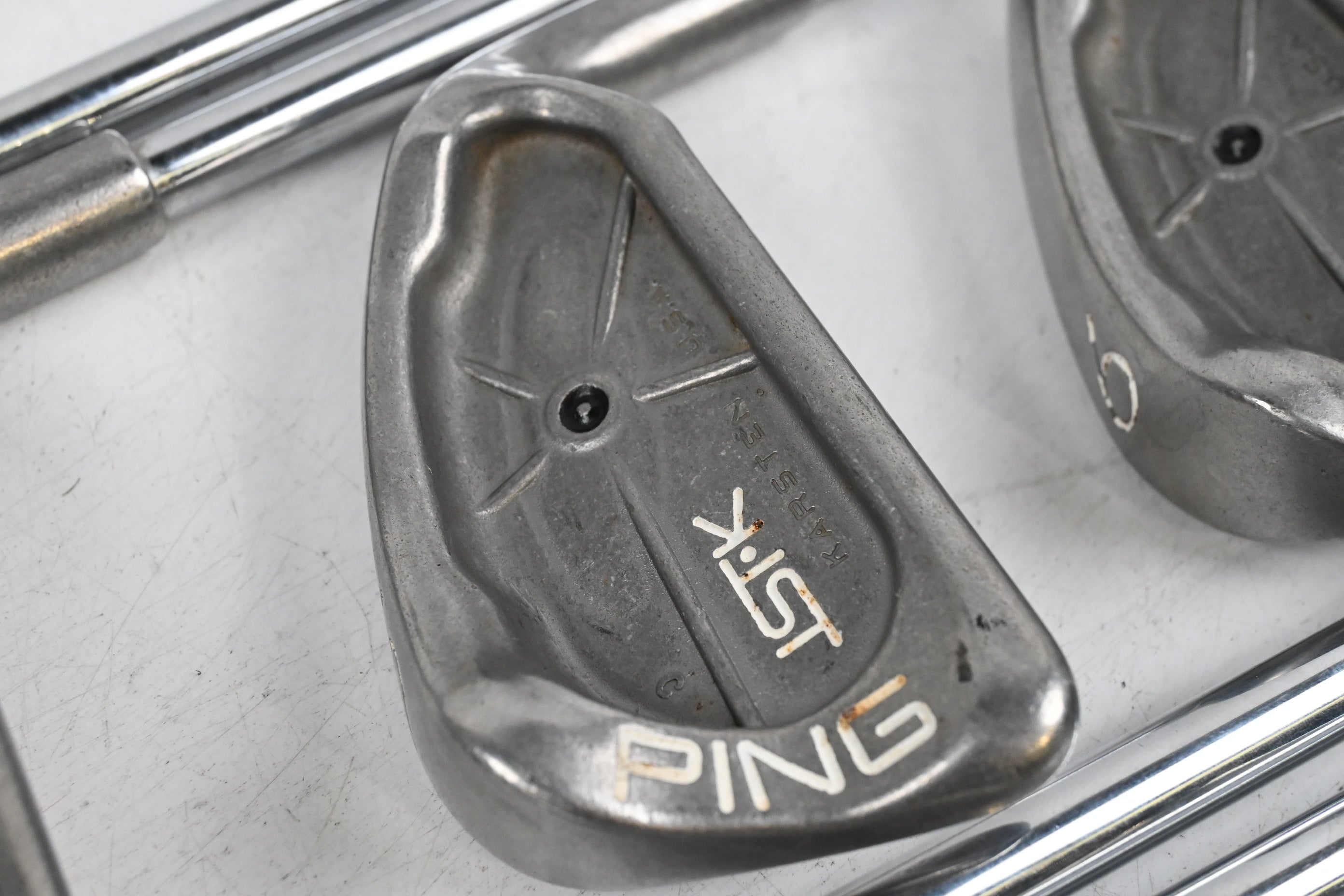 Ping ISI-K Irons / 3-PW / Black Dot / Stiff Flex Ping Karsten Shafts