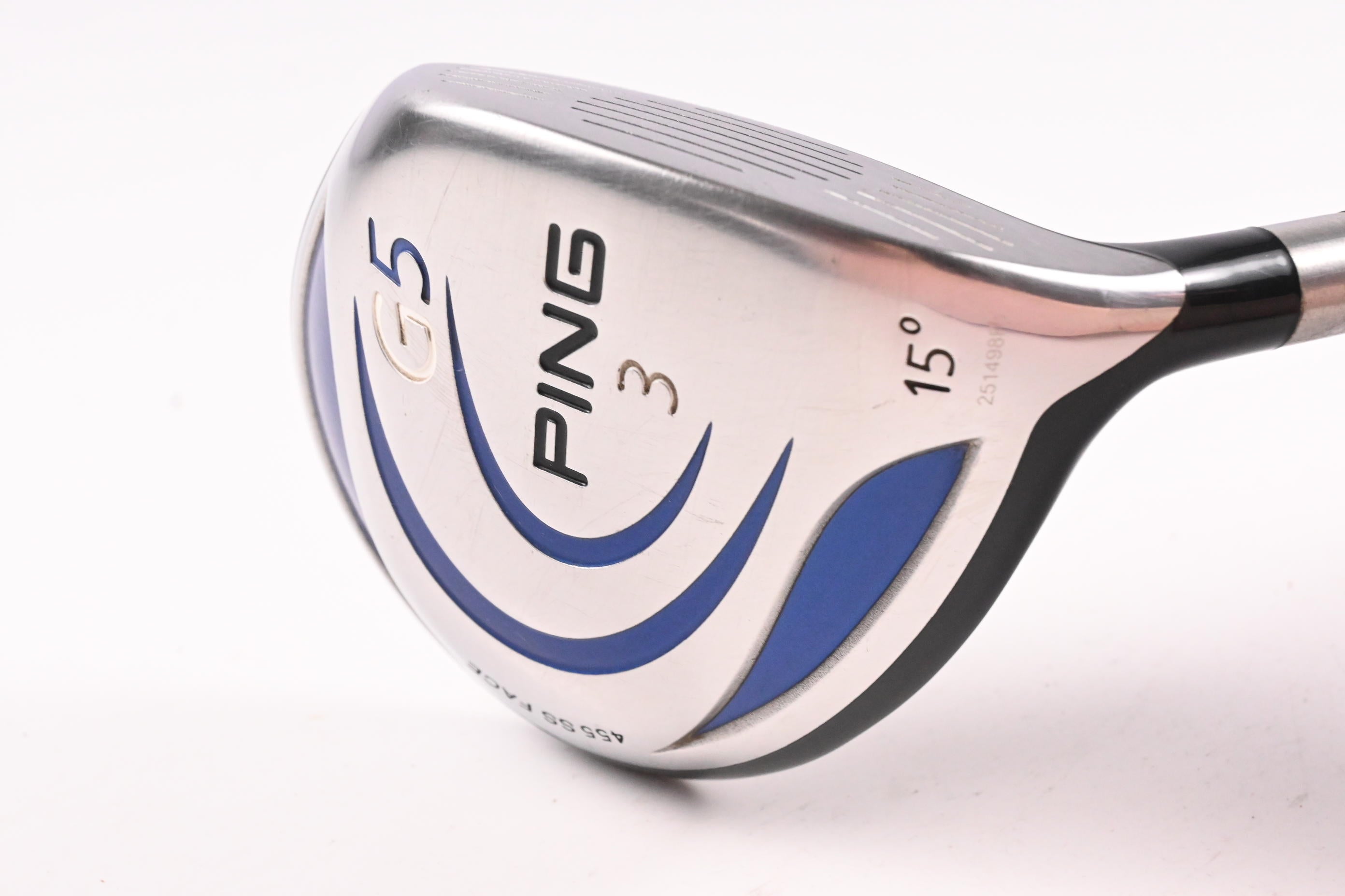 Ping G5 #3 Wood / 15 Degree / Regular Flex Grafalloy Prolaunch Blue 75 Shaft