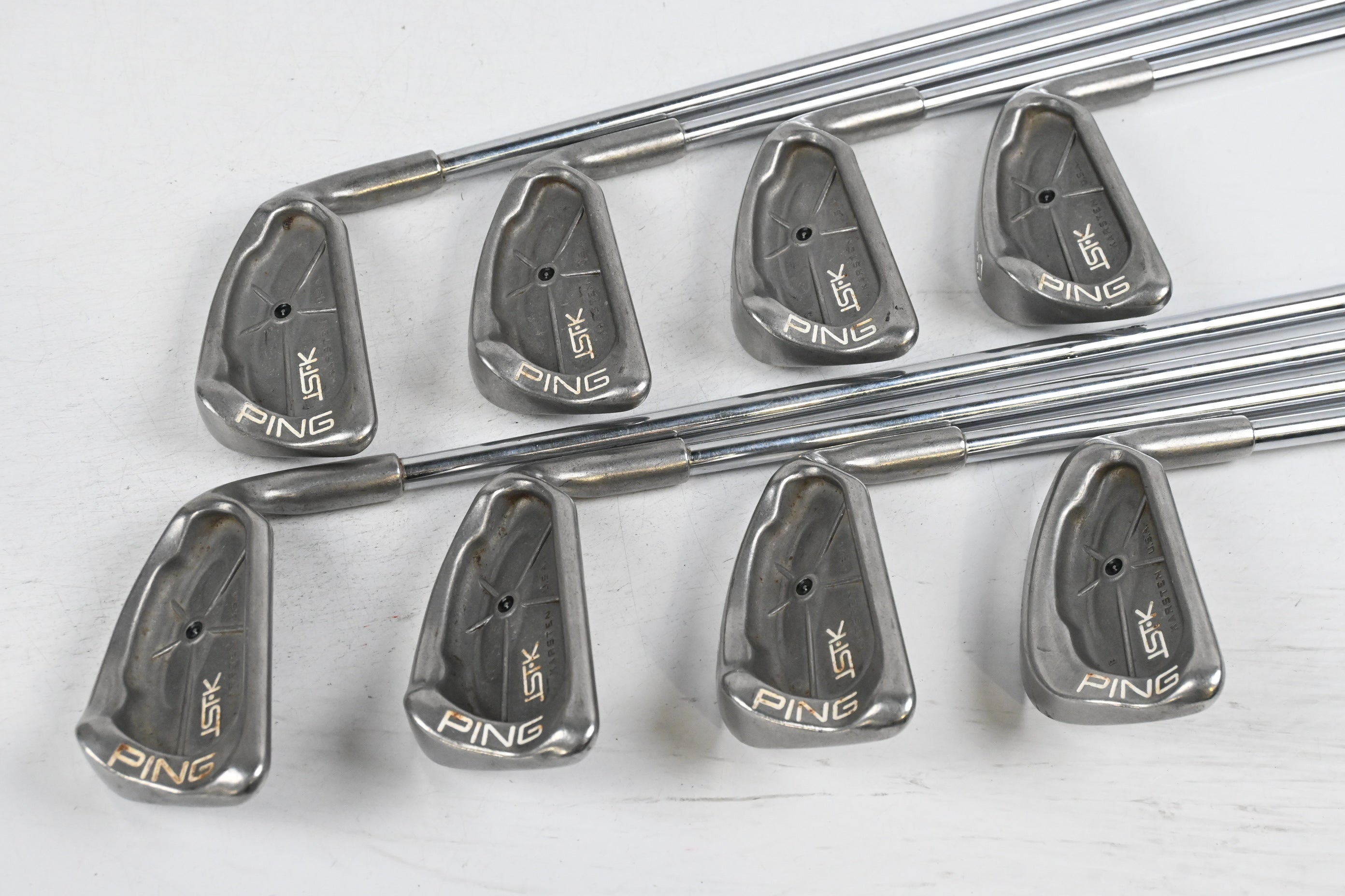 Ping ISI-K Irons / 3-PW / Black Dot / Stiff Flex Ping Karsten Shafts