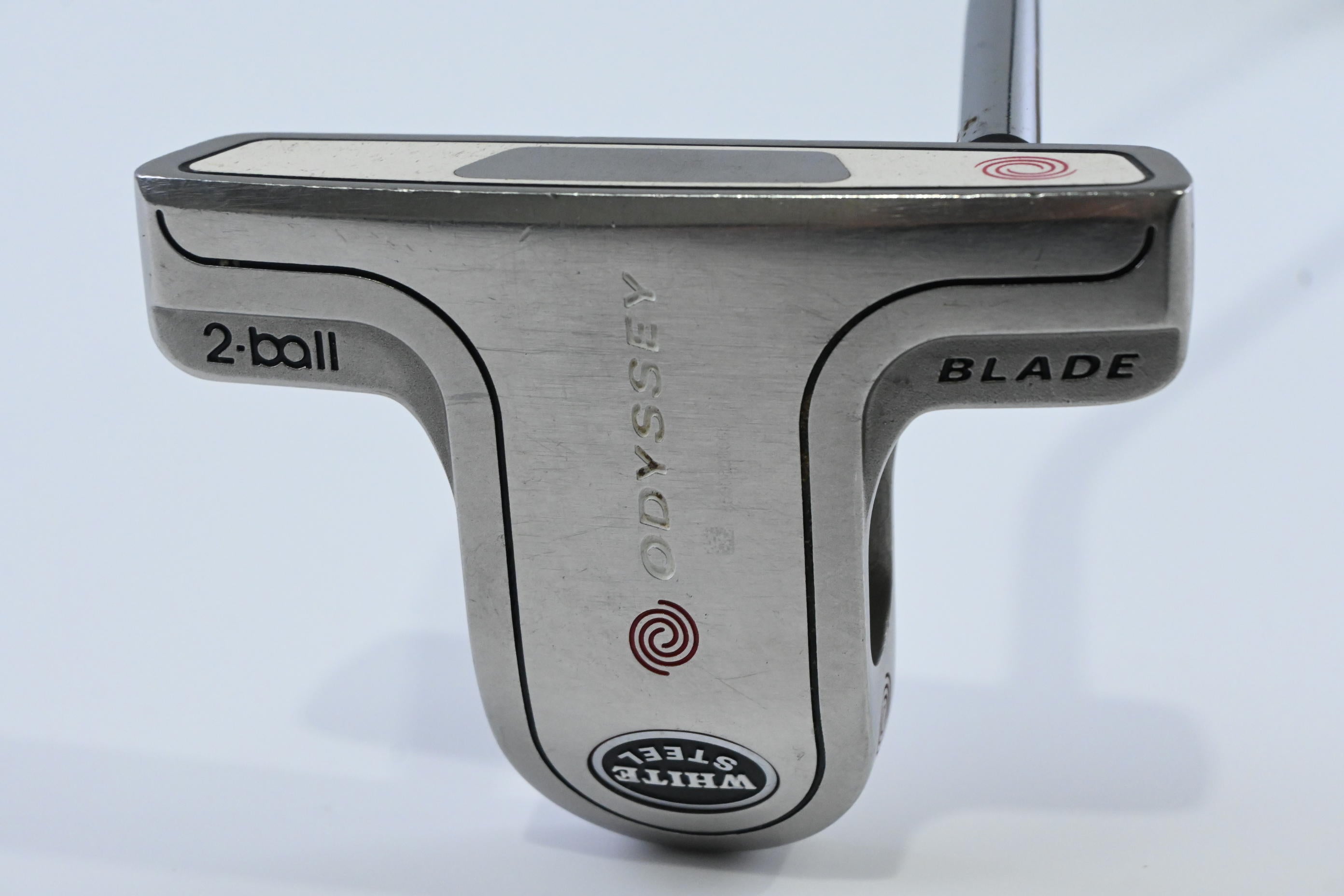 Odyssey White Steel 2 Ball Blade Putter / 35 Inch