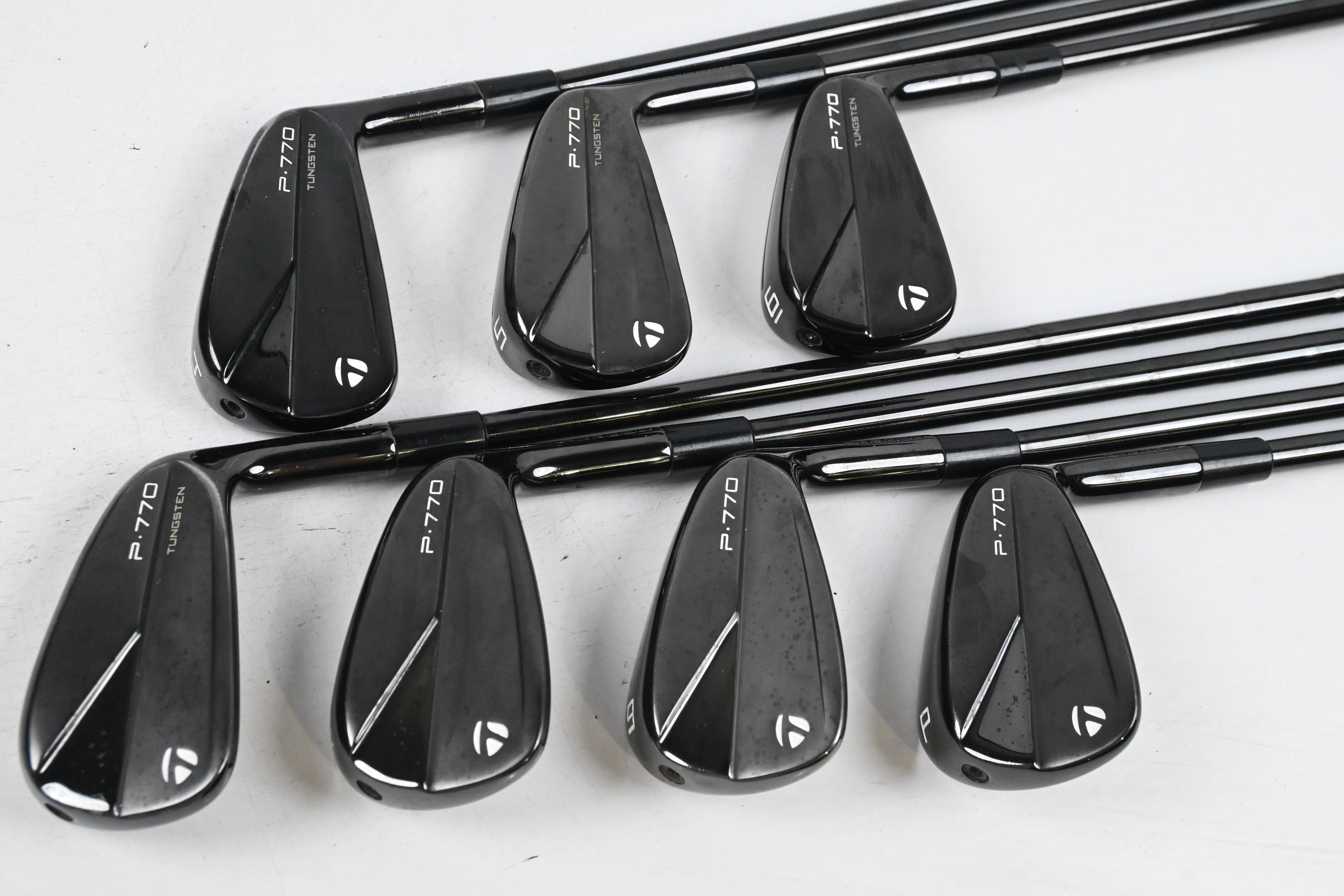 Taylormade P770 2023 Phantom Black Irons / 4-PW / Stiff Flex KBS Tour Shafts