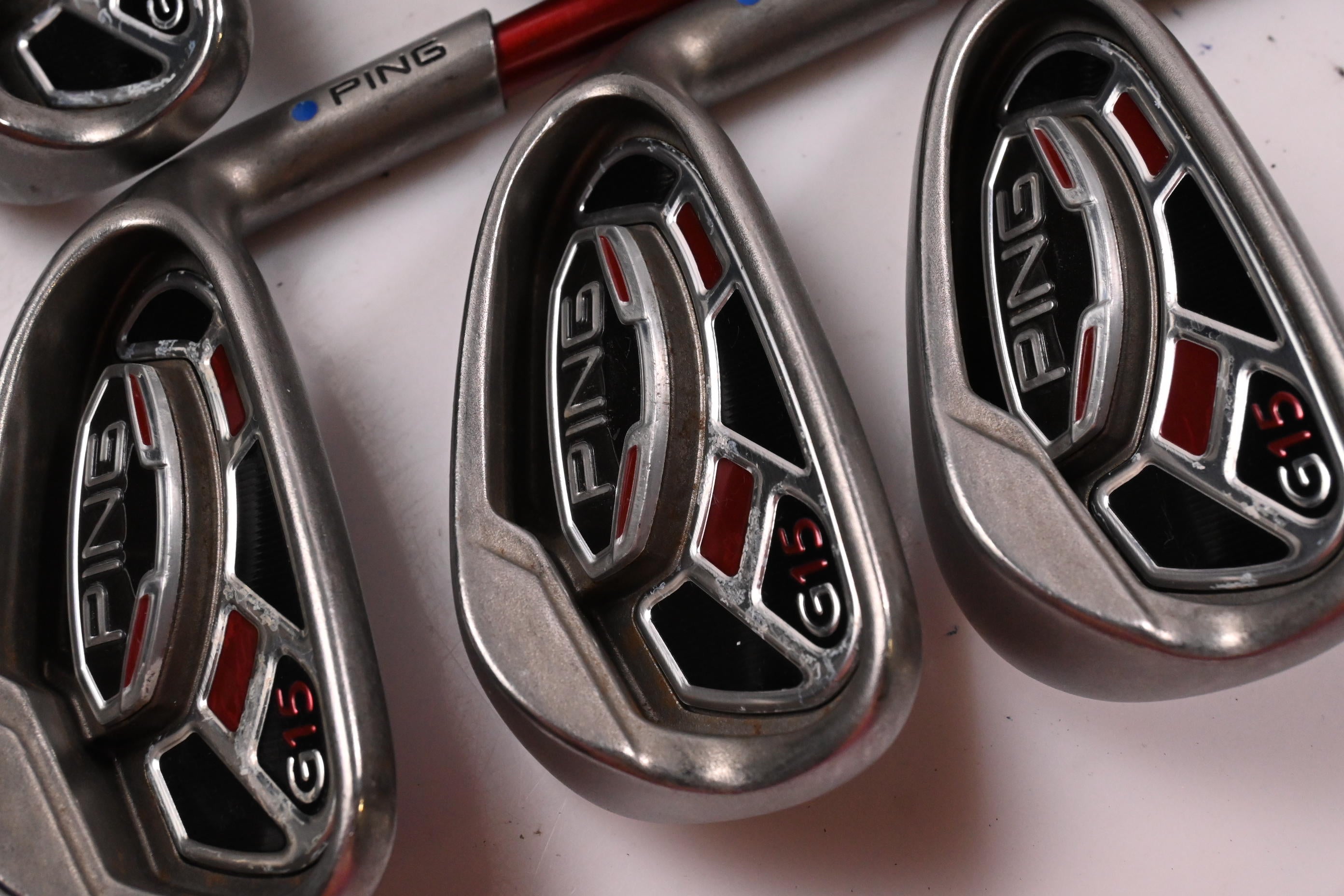 Ping G15 Irons / 6-PW / Blue Dot / Senior Flex Ping TFC 149 I Shafts