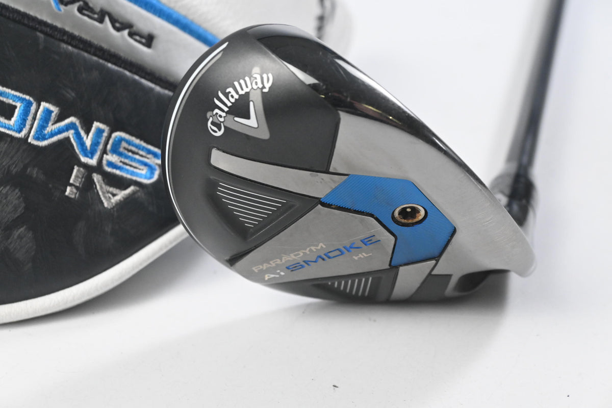 Callaway Paradym Ai Smoke HL #8 Hybrid / 33 Degree / Senior Flex Cypher 2.0 50