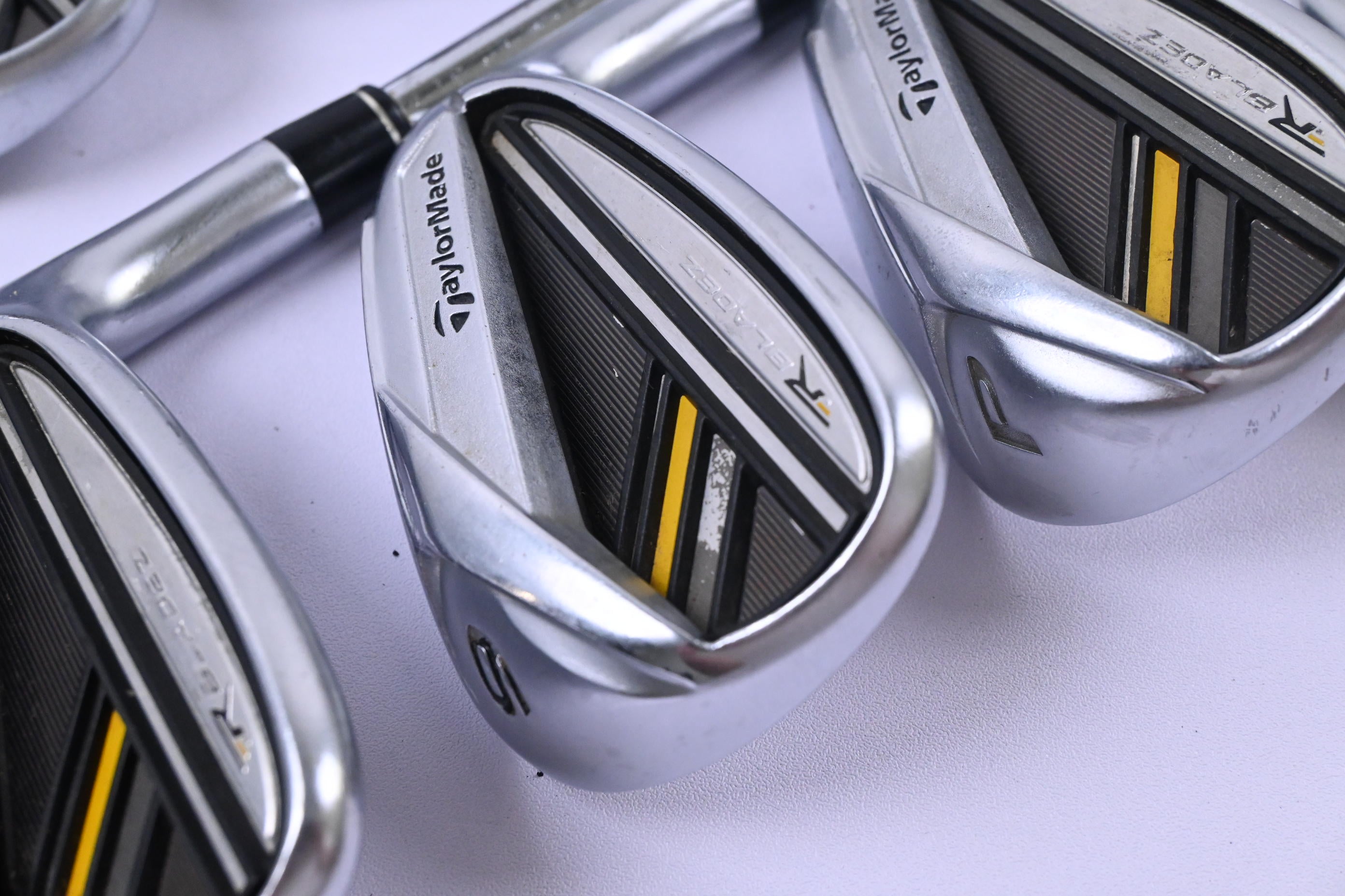 Taylormade Rocketbladez Irons / 4-PW+GW+SW / Stiff Flex Rocketfuel 85 Shafts
