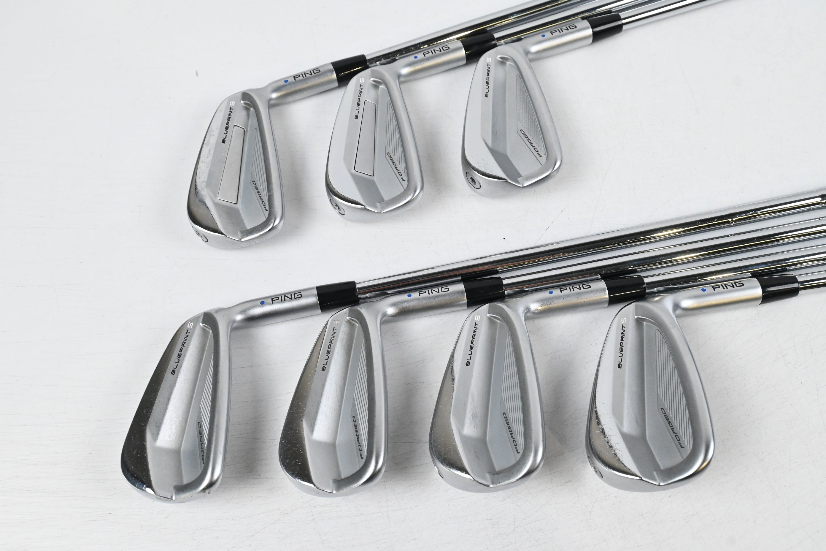 Ping Blueprint S Irons / 4-PW / Blue Dot / Stiff Flex Dynamic Gold 120 S300