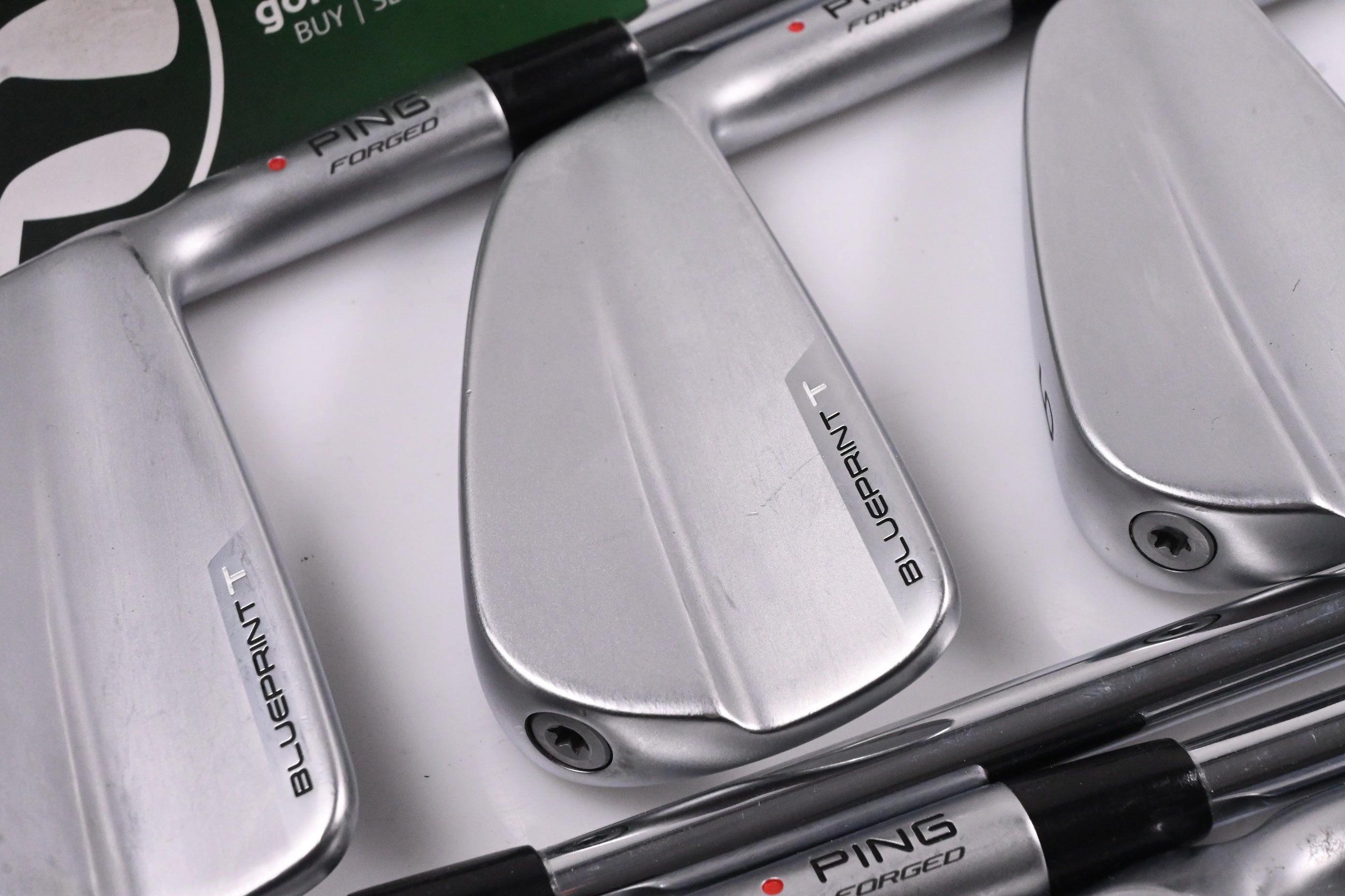 Ping Blueprint T Irons / 4-PW / Red Dot / Stiff Flex Dynamic Gold S300 Shafts