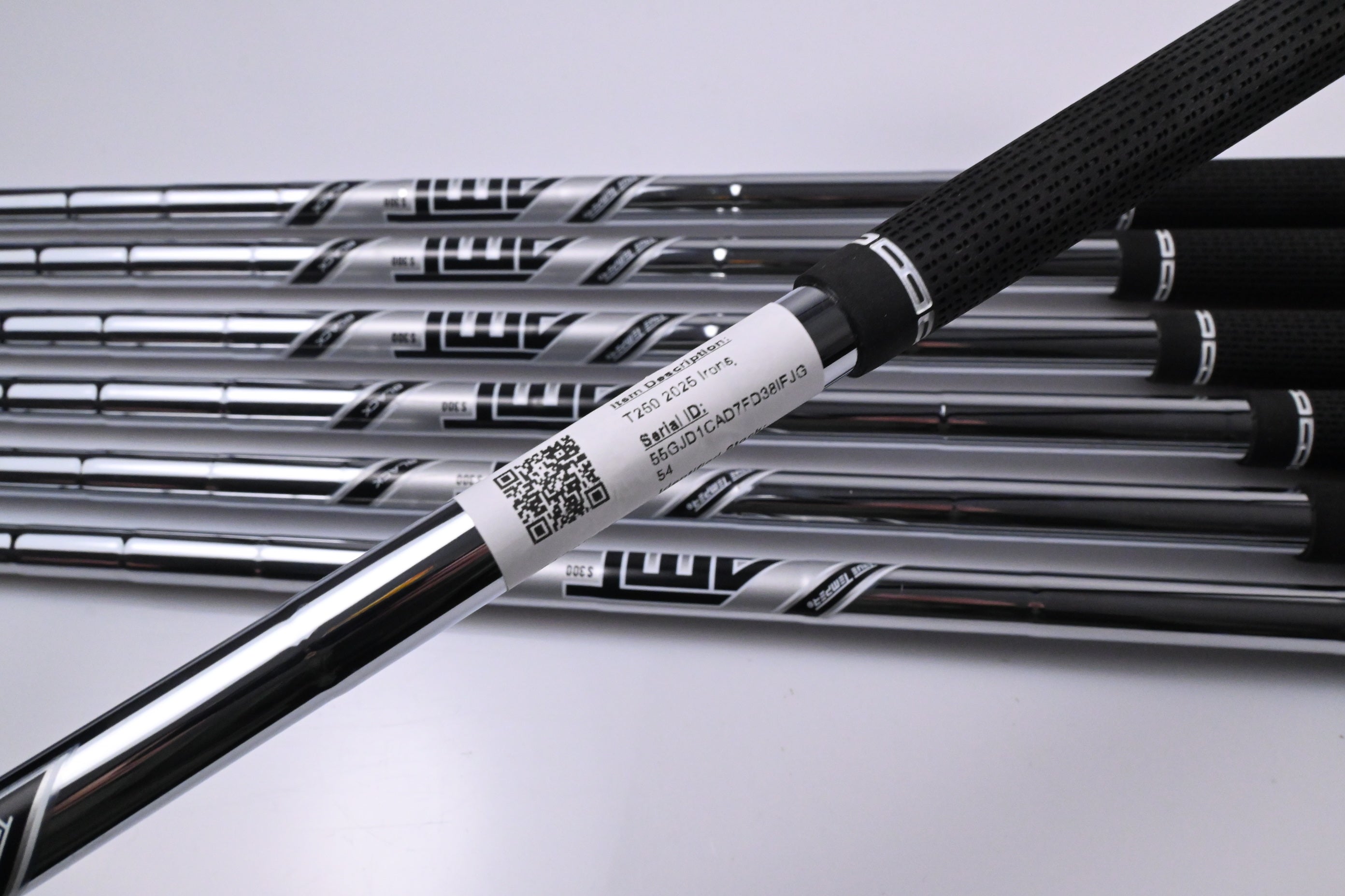 Titleist T250 2025 Irons / 5-PW+48° / Stiff Flex AMT Black S300 Shafts