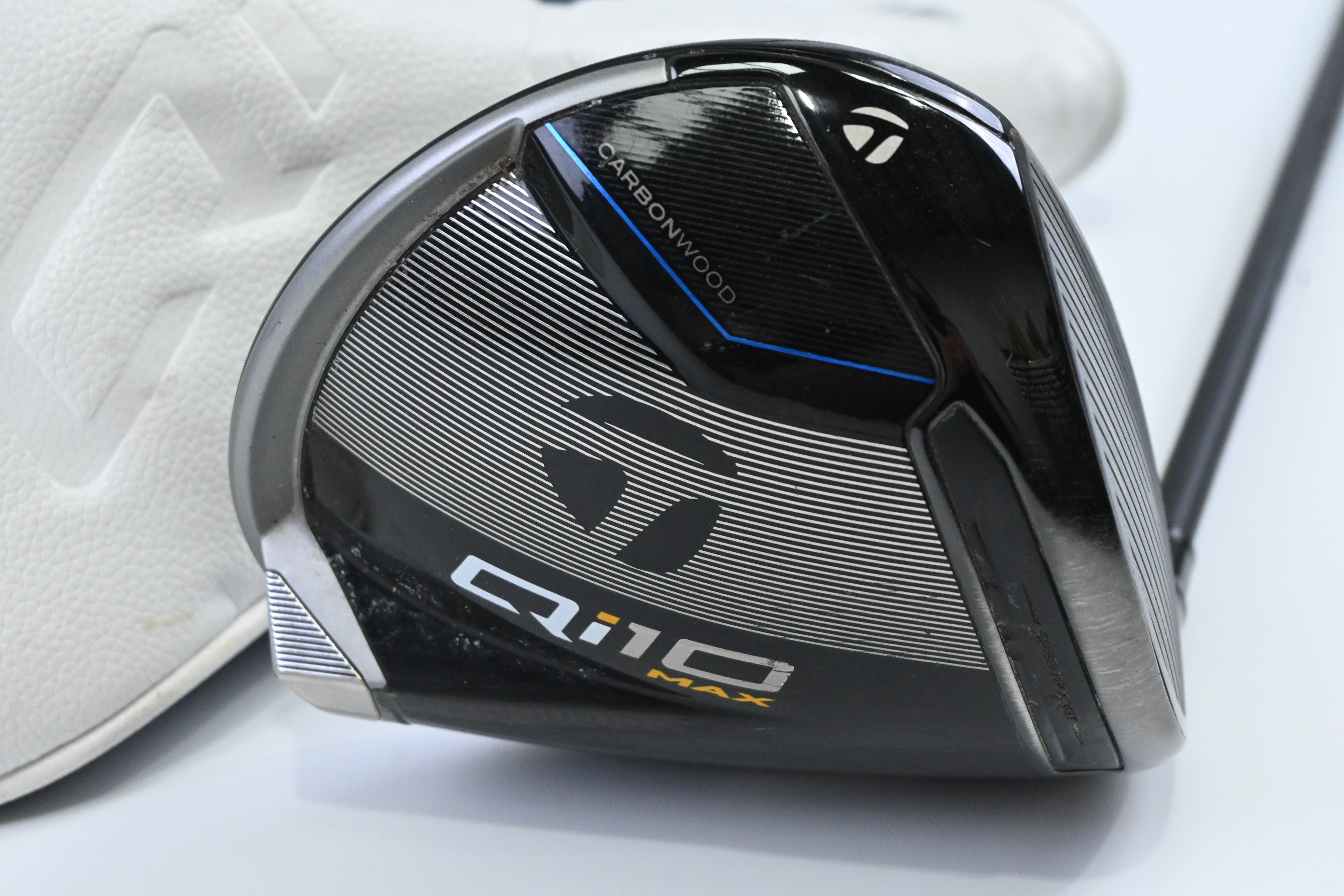Taylormade Qi10 Max Driver / 9 Degree / Stiff Flex Taylormade Reax Blue 50 Shaft
