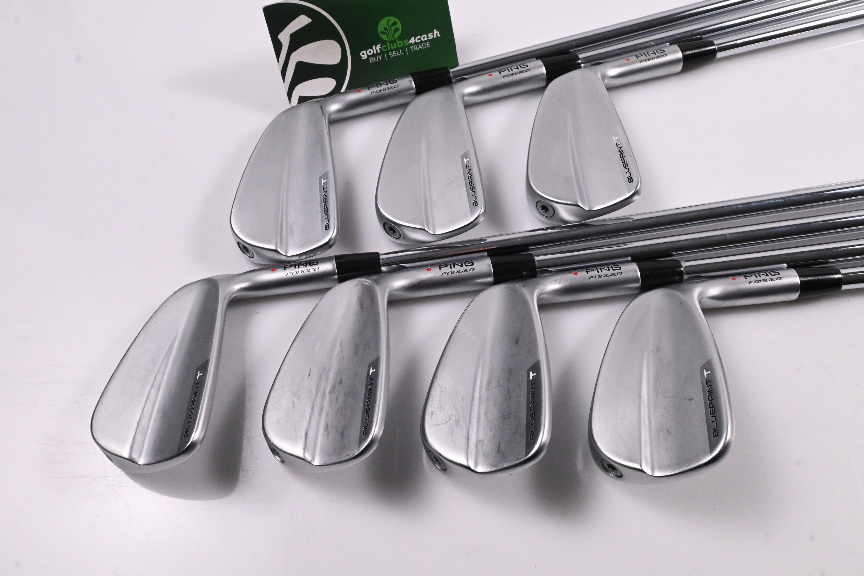 Ping Blueprint T Irons / 4-PW / Red Dot / Stiff Flex Dynamic Gold S300 Shafts
