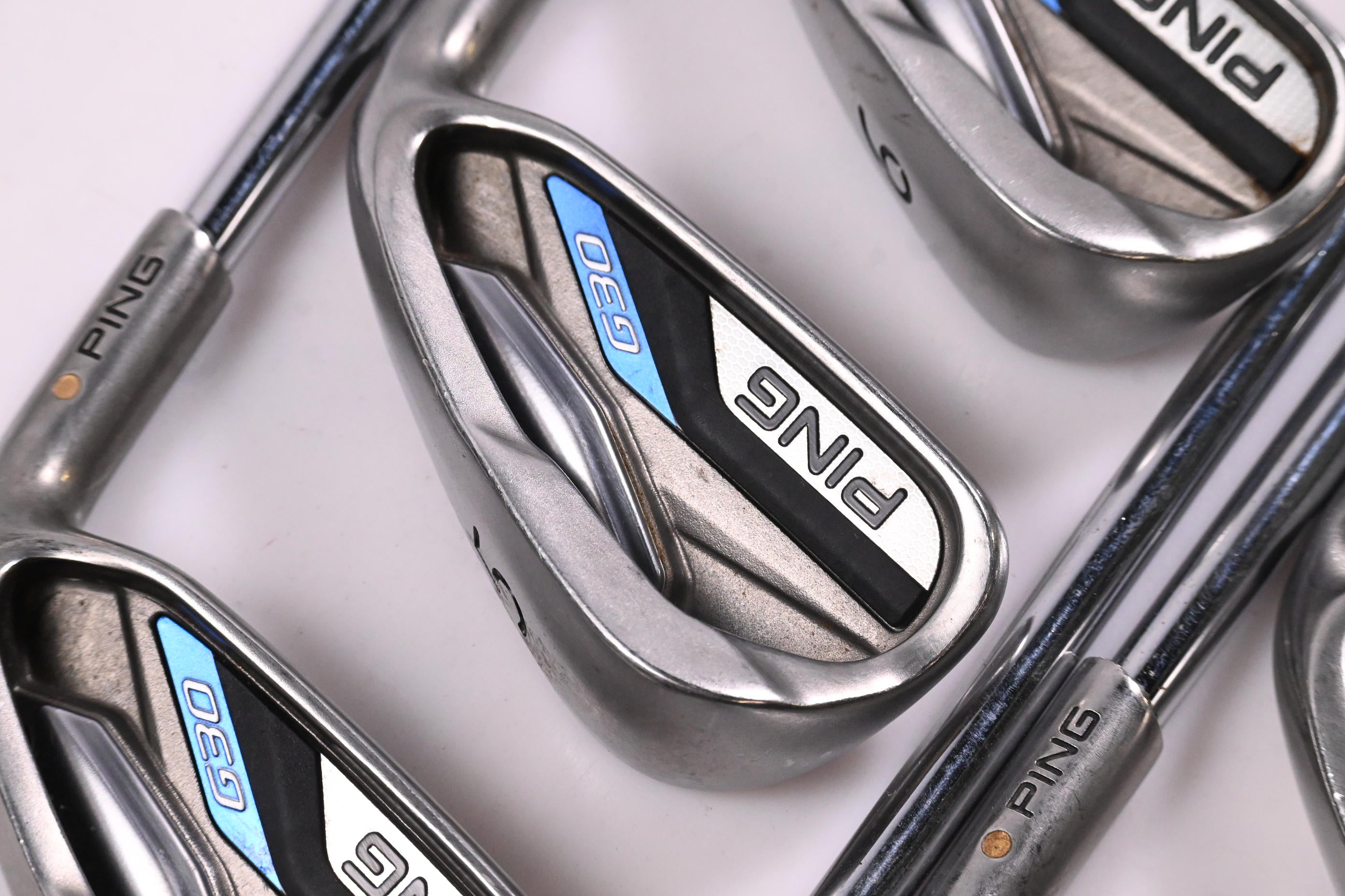 Ping G30 Irons / 4-PW / Gold Dot / Regular Flex Ping CFS Shafts