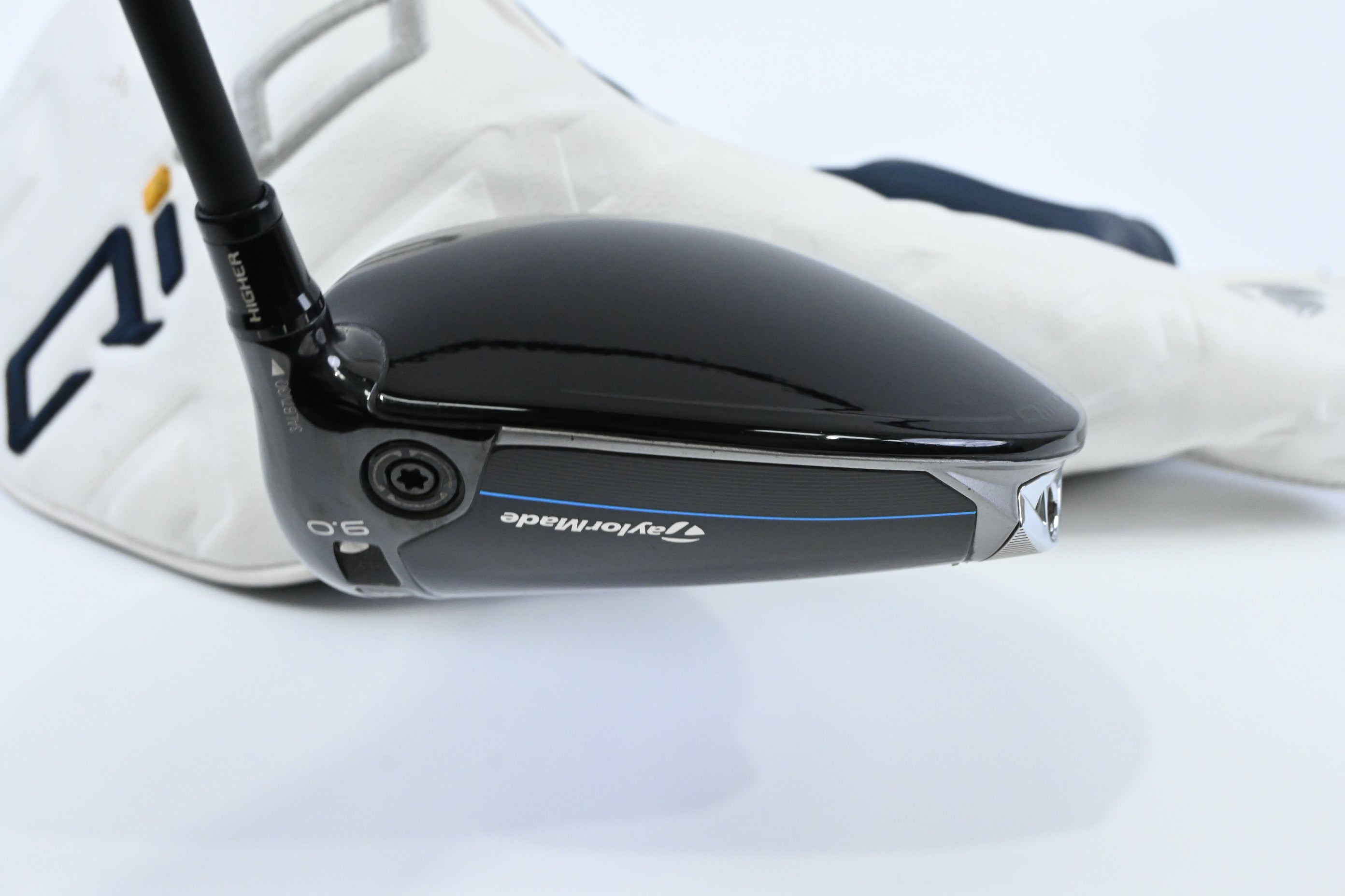 Taylormade Qi10 Max Driver / 9 Degree / Stiff Flex Taylormade Reax Blue 50 Shaft