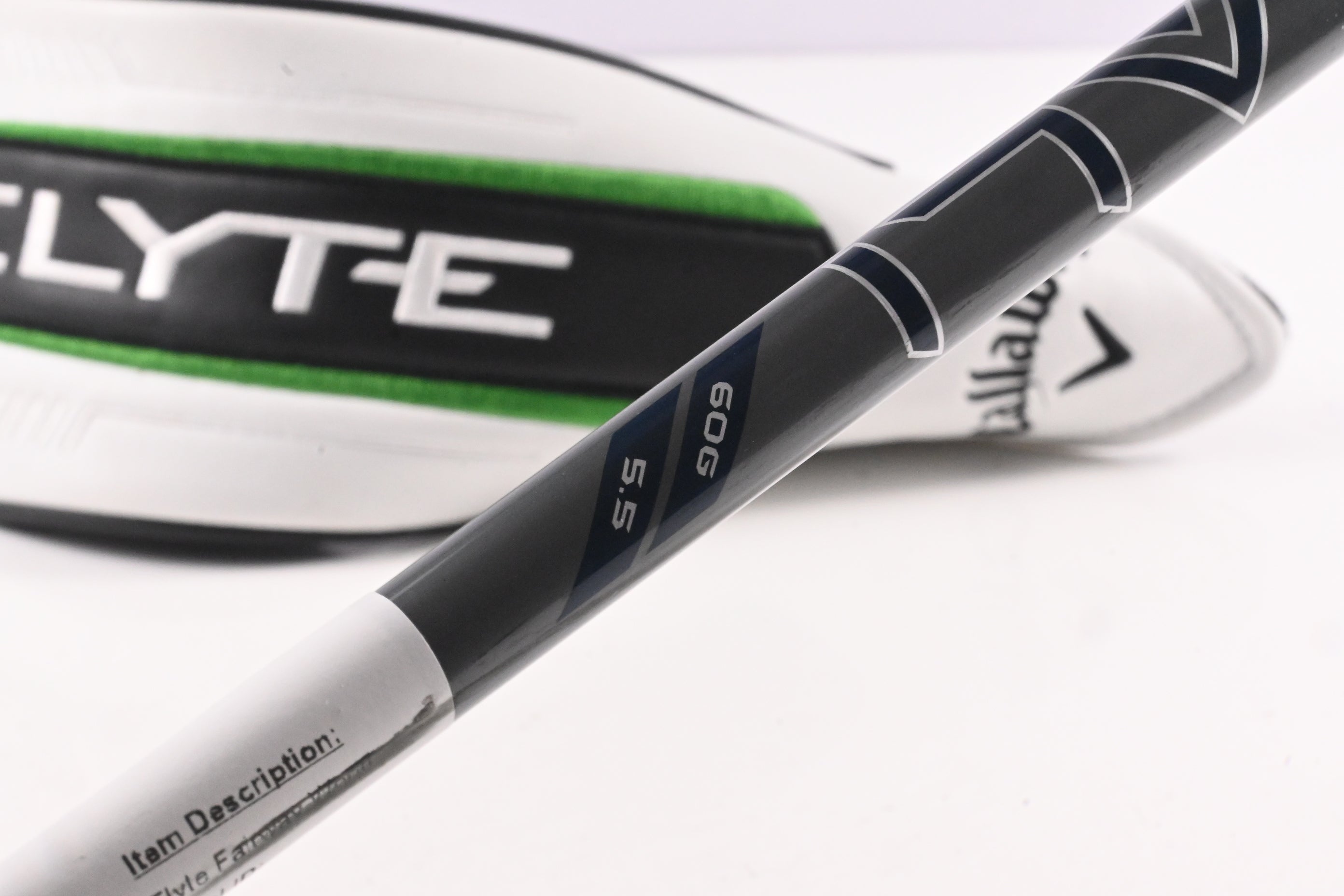 Callaway Elyte #5 Wood / 18 Degree / Regular Flex Project X Denali Charcoal 60