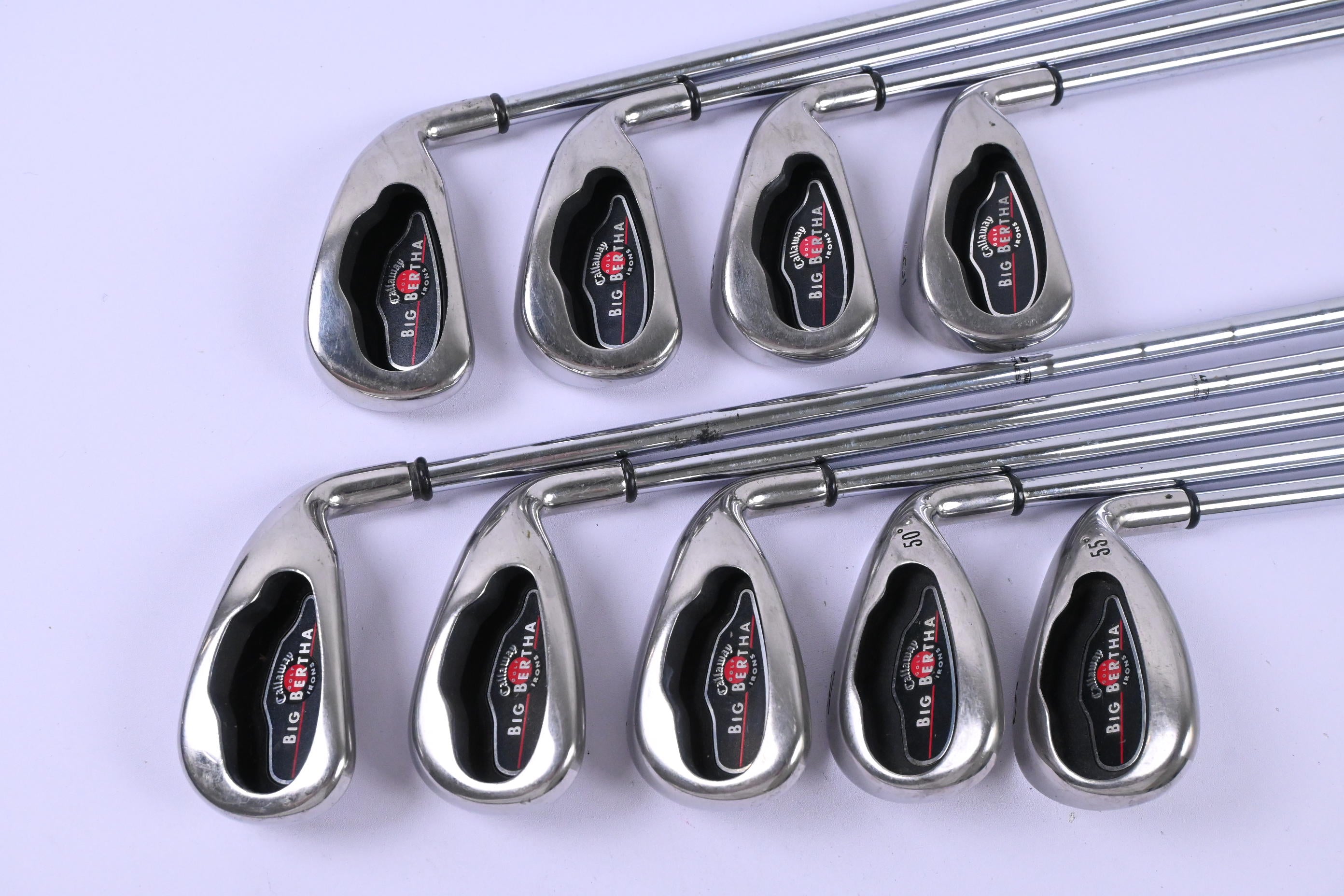 Callaway Big Bertha 2004 Irons / 3-PW+SW / Uniflex Callaway Big Bertha Shafts