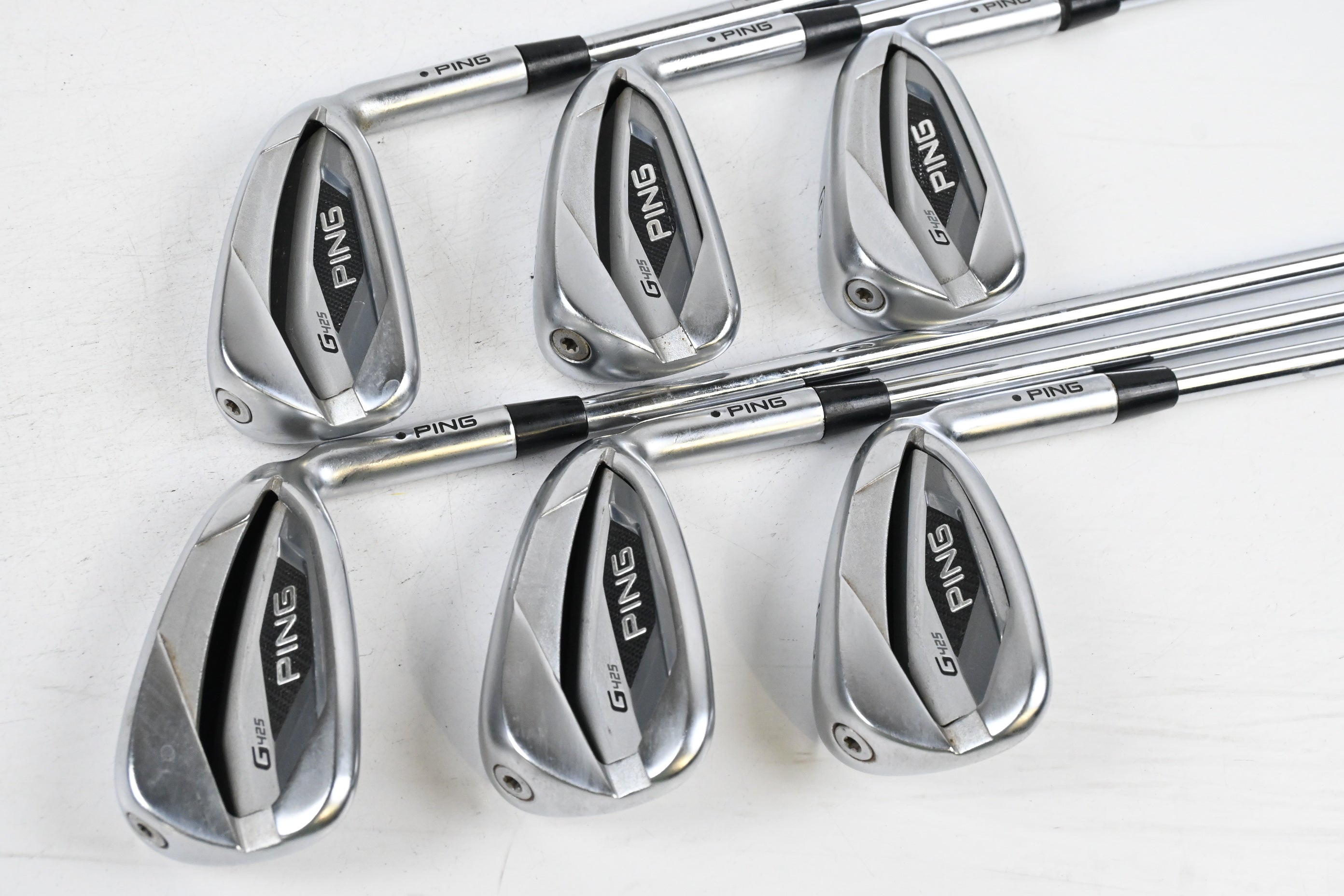 Ping G425 Irons / 5-PW / Black Dot / Regular Flex Ping AWT 2.0 Shafts