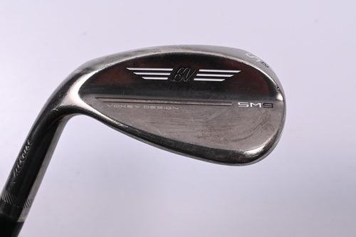 Left Hand Titleist Vokey SM9 Sand Wedge / 54 Degree / Wedge Flex Titleist Steel
