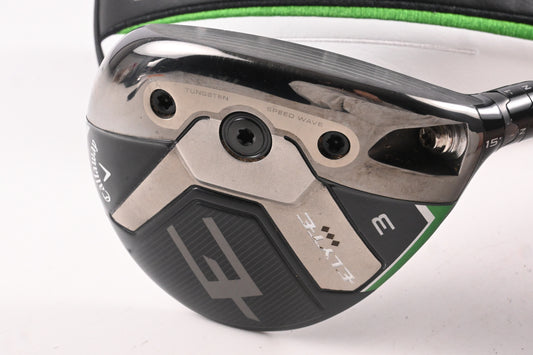 Callaway Elyte Triple Diamond #3 Wood / 15 Degree / Stiff Flex Tensei 1K Black