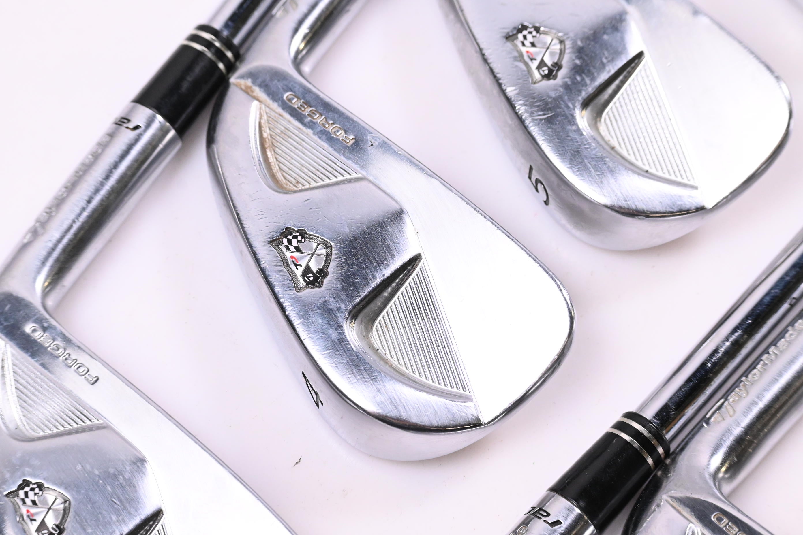 Taylormade RAC TP MB Irons / 3-PW / Stiff Flex Rifle Flighted Shafts