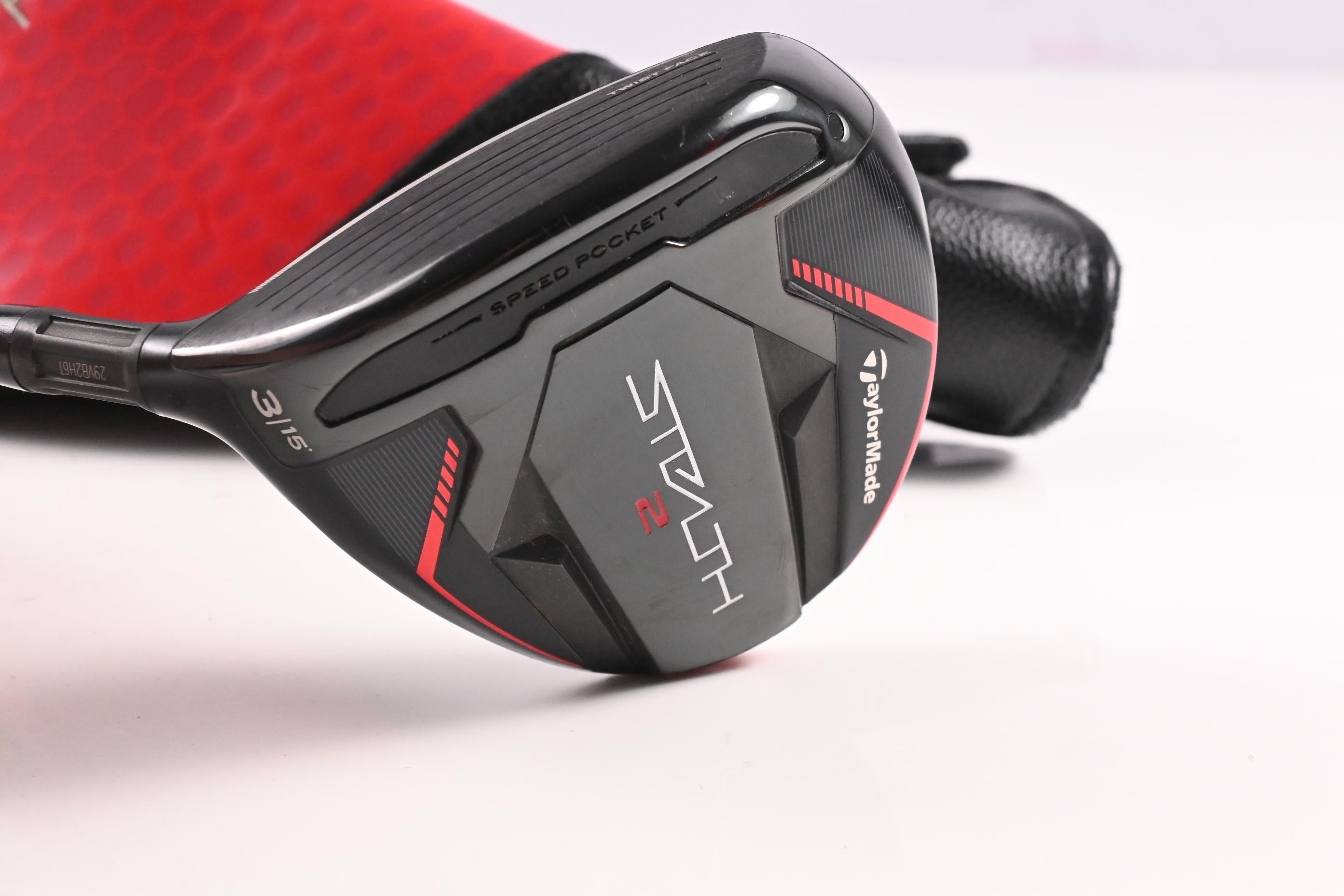 Left Hand Taylormade Stealth 2 #3 Wood / 15 Degree / Regular Flex Ventus TR Red