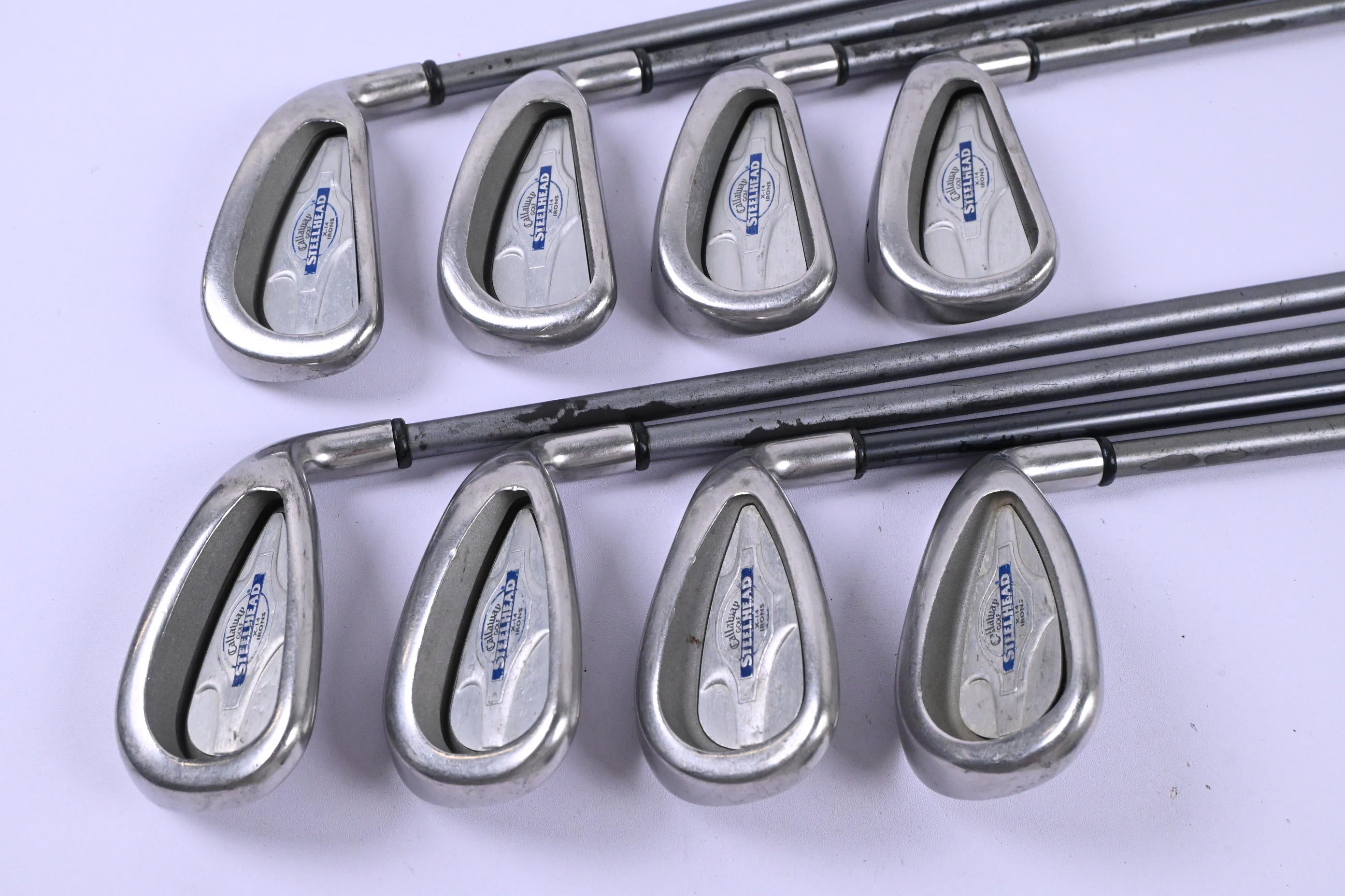 Callaway X-14 Irons / 4-PW+SW / Senior Flex Callaway Steelhead X-14 Shafts