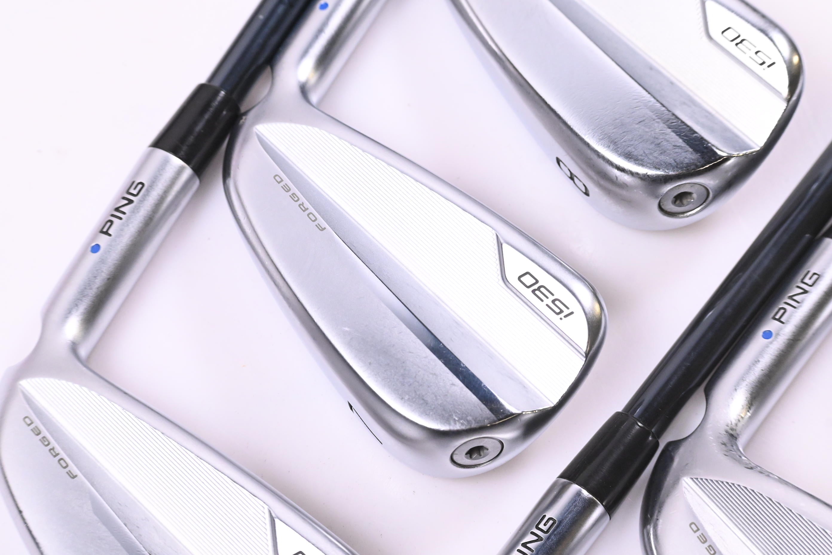 Ping i530 Irons / 6-PW+GW / Blue Dot / Regular Flex UST Recoil Dart 75 Shafts