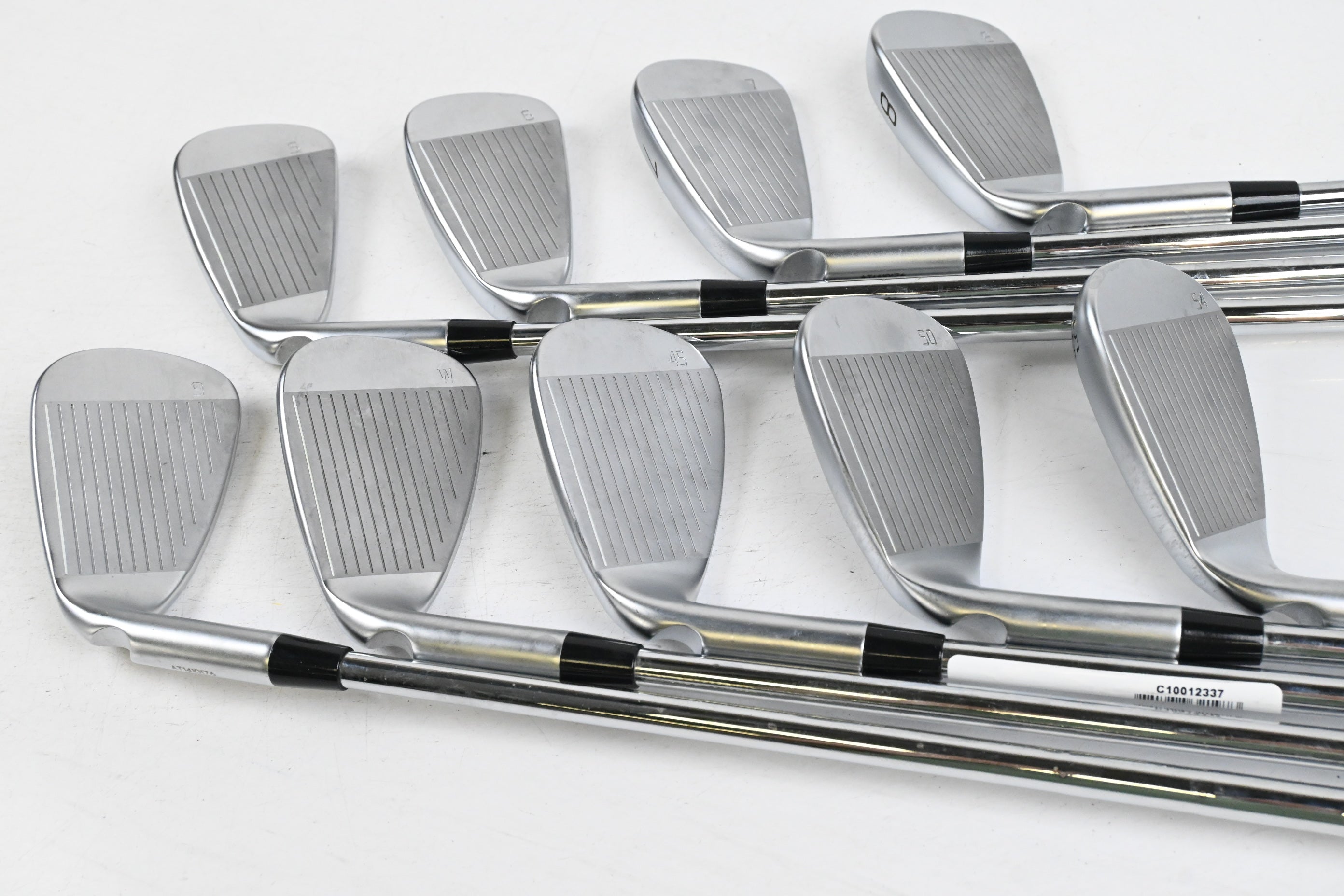 Ping G430 Irons / 5-PW+GW+AW+SW / Black Dot / Stiff Flex Ping AWT 2.0 Shafts