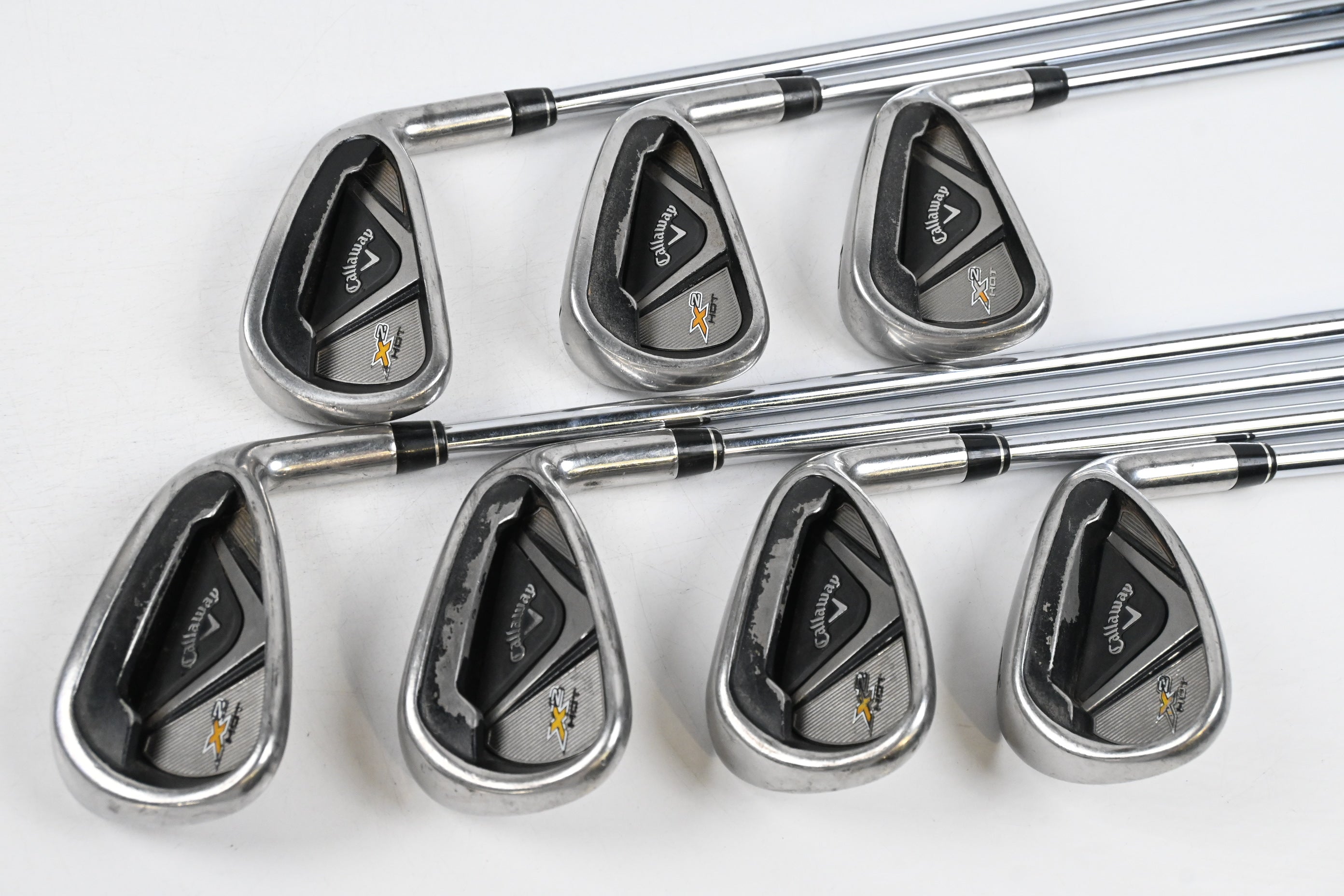 Callaway X2 Hot Irons / 5-PW+GW / Regular Flex SpeedStep 85 Shafts