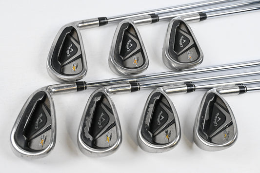 Callaway X2 Hot Irons / 5-PW+GW / Regular Flex SpeedStep 85 Shafts
