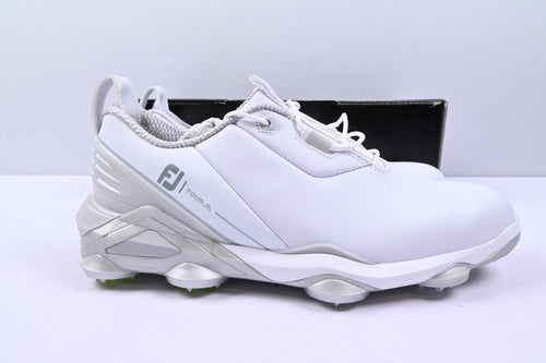 Footjoy Tour Alpha Golf Shoes / UK Size 8.5 / White & Grey
