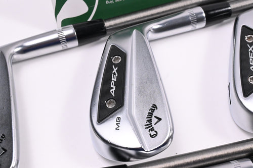 Callaway Apex MB 24 Irons / 5-10i / Stiff Flex Aerotech Steelfiber i95 Shafts